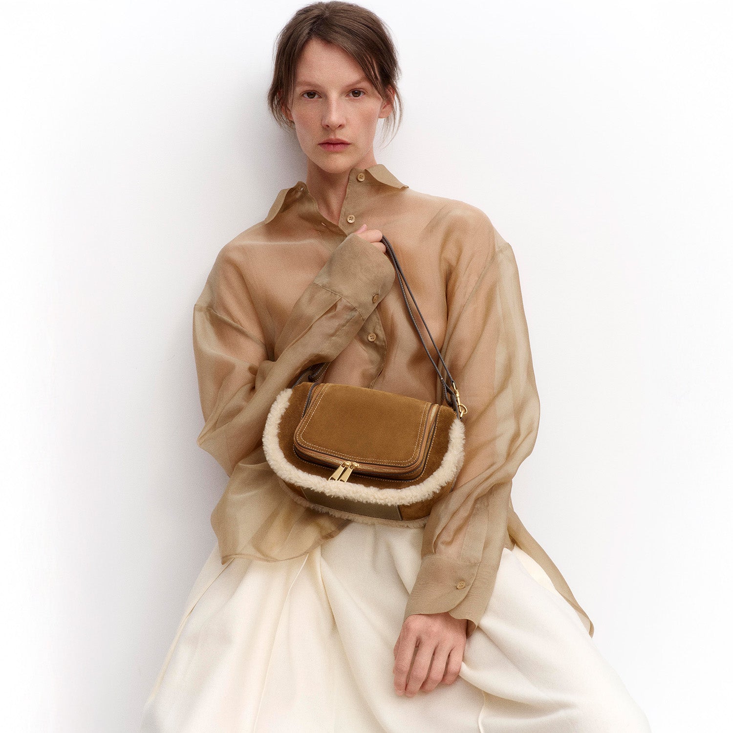 小物 y&c Vere：ヴィア・シアリング「Two Way」スモール・クロスボディ | Anya