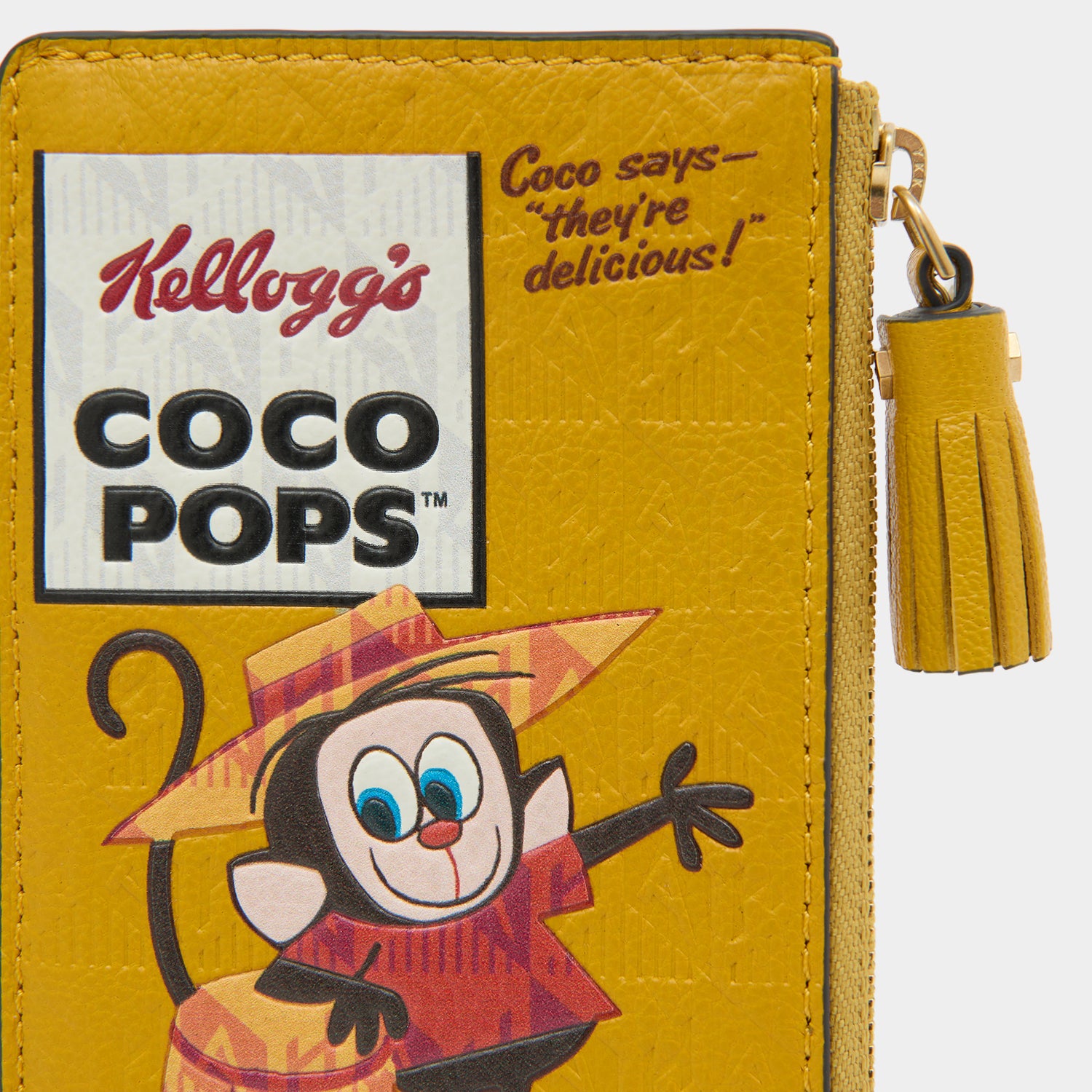 Coco Pops」ジップ・カードケース | Anya Hindmarch JP