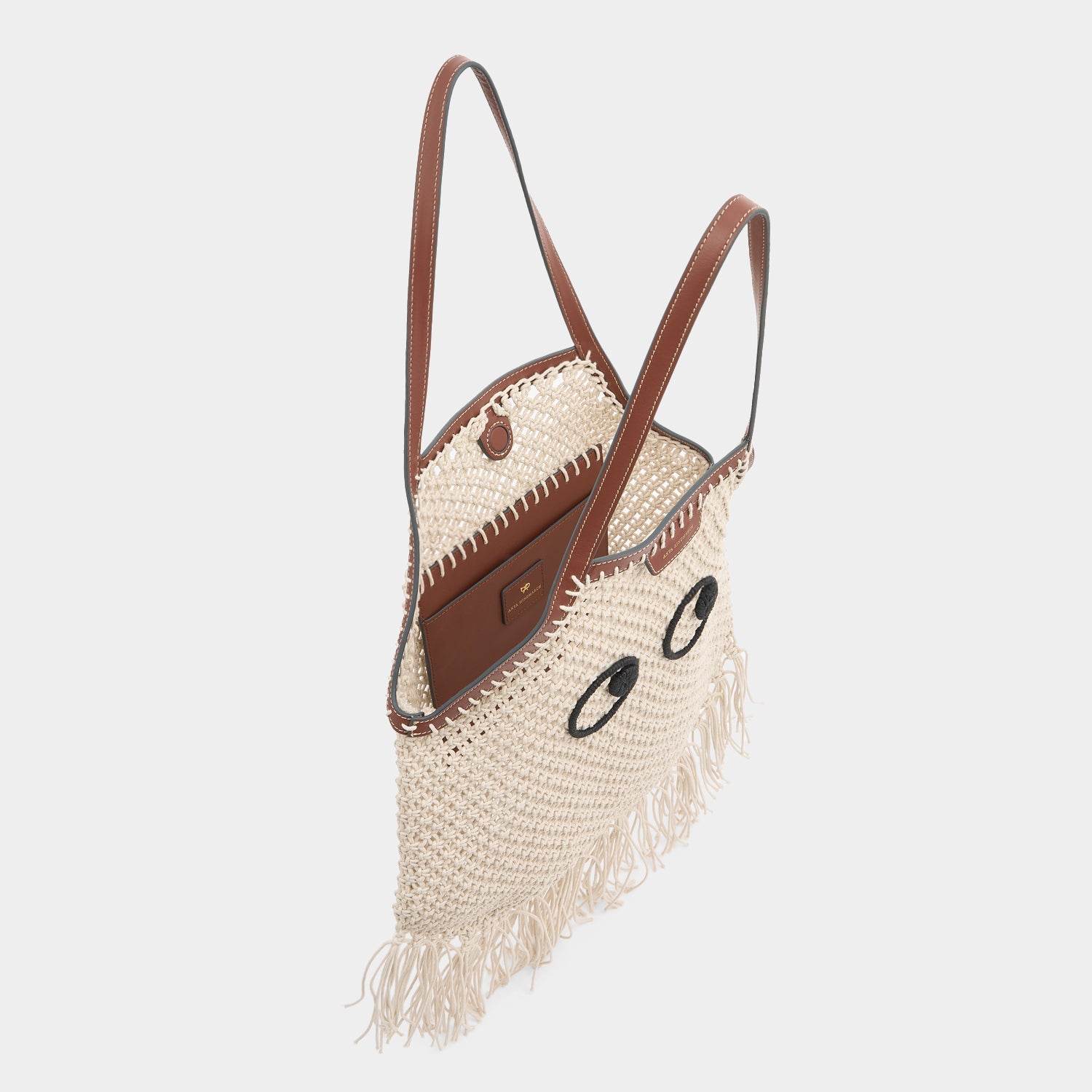【Anya Hindmarch】リゾート映え♪マクラメフリンジ2WAYバッグ Anya Hindmarch】リゾート映え♪マクラメフリンジ2WAYバッグ