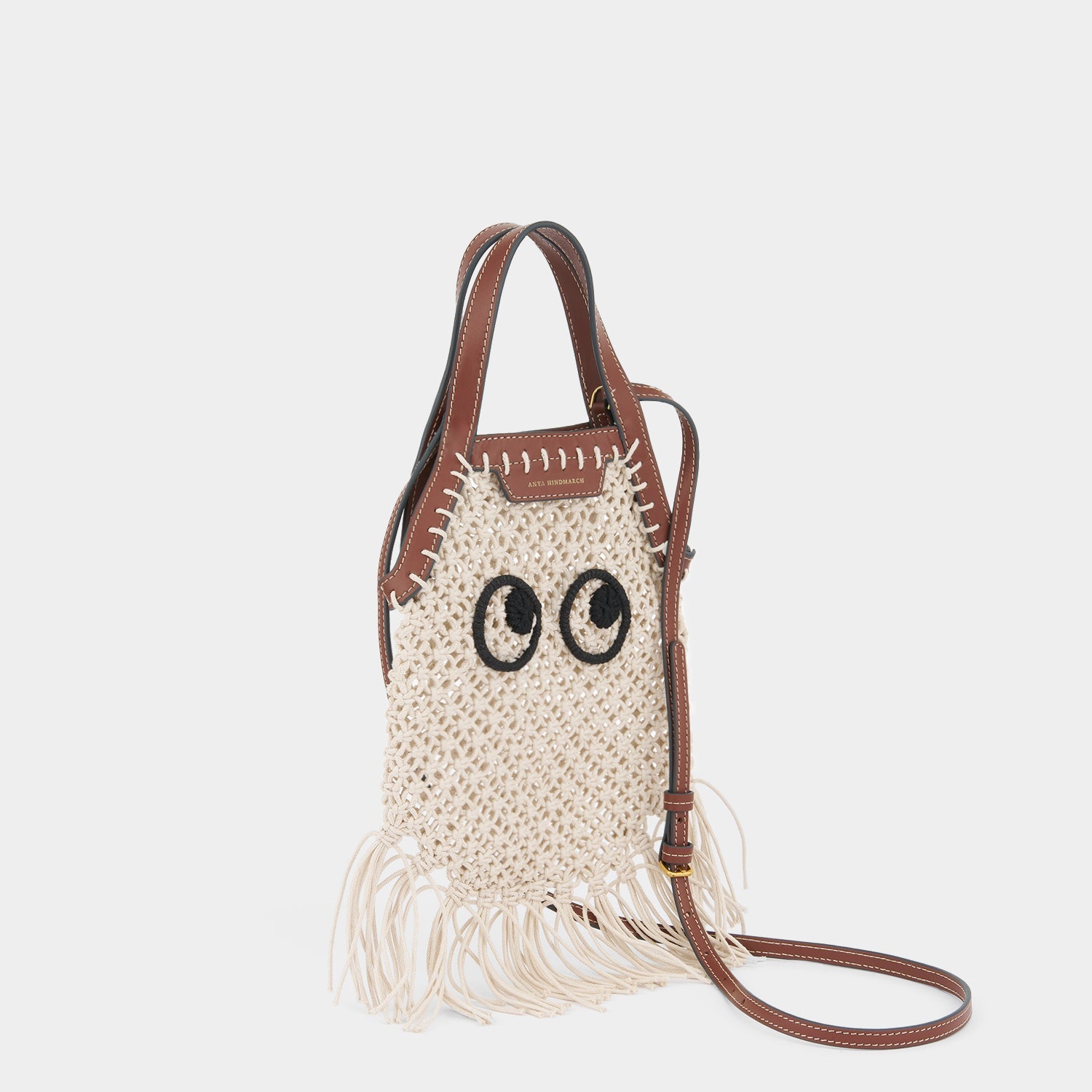 Eyes ミニ・マクラメ・フリンジ・クロスボディ | Anya Hindmarch JP