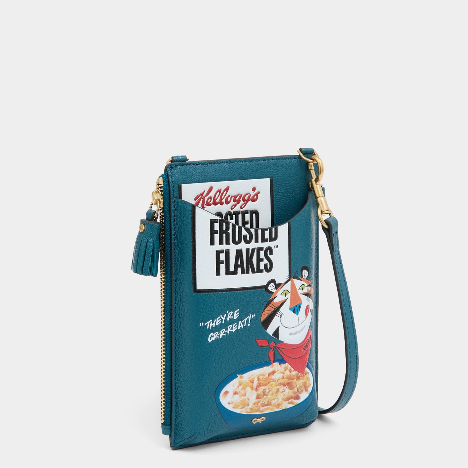 Frosted Flakes」ジップ・フォーン・ポーチ | Anya Hindmarch JP