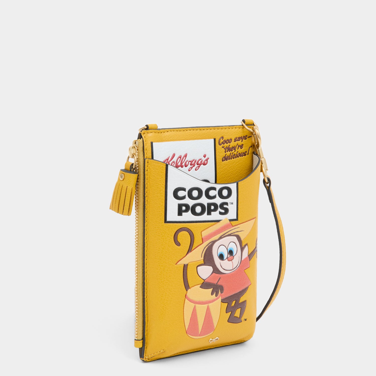 Coco Pops」ジップ・フォーン・ポーチ | Anya Hindmarch JP