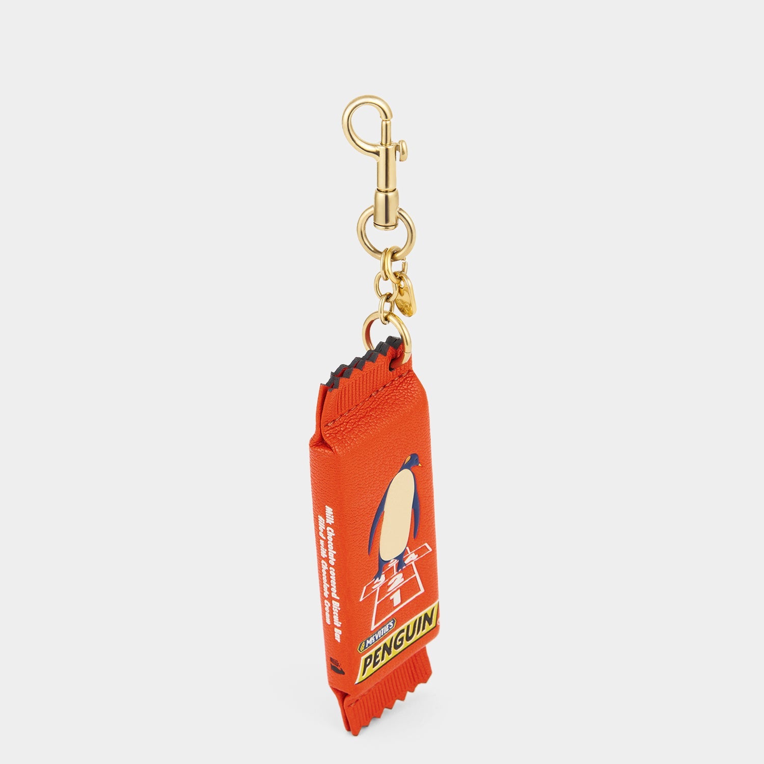 Penguin Bag Charm in Red Leather | Anya Hindmarch JP