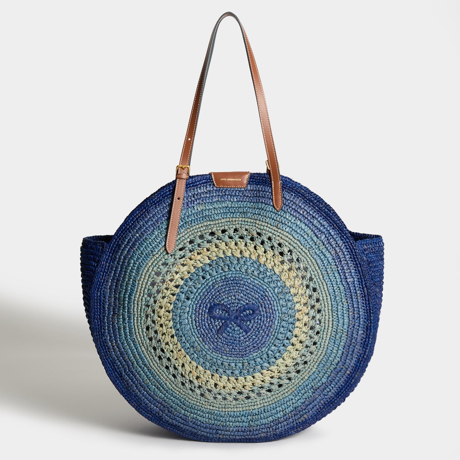 新品未使用 アニヤハインドマーチ ラフィア・ラウンド・ボウ・トート ラフィア・ラウンド・ボウ・トート | Anya Hindmarch JP