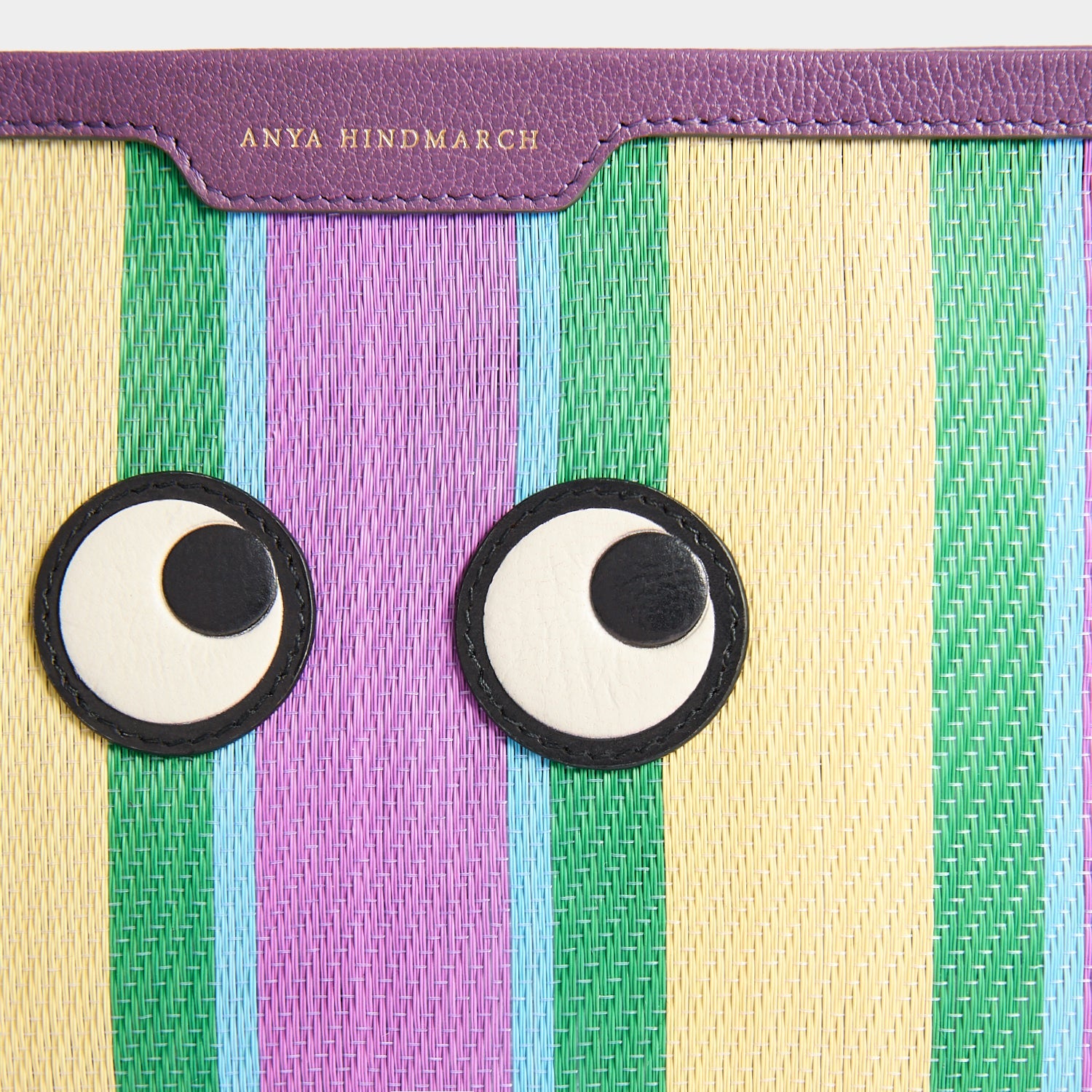 Eyes ストライプ・ポーチ | Anya Hindmarch JP