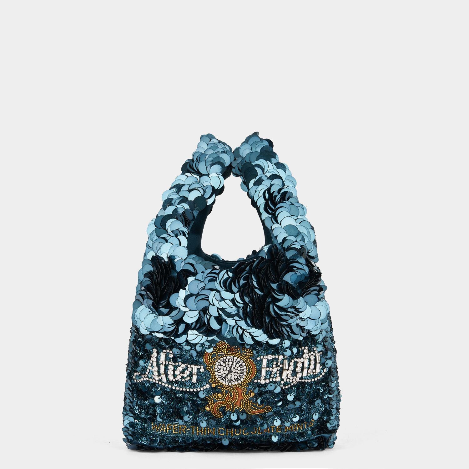 「After Eight®」 トート -

                  
                    Satin in Dark Teal -
                  

                  Anya Hindmarch JP
