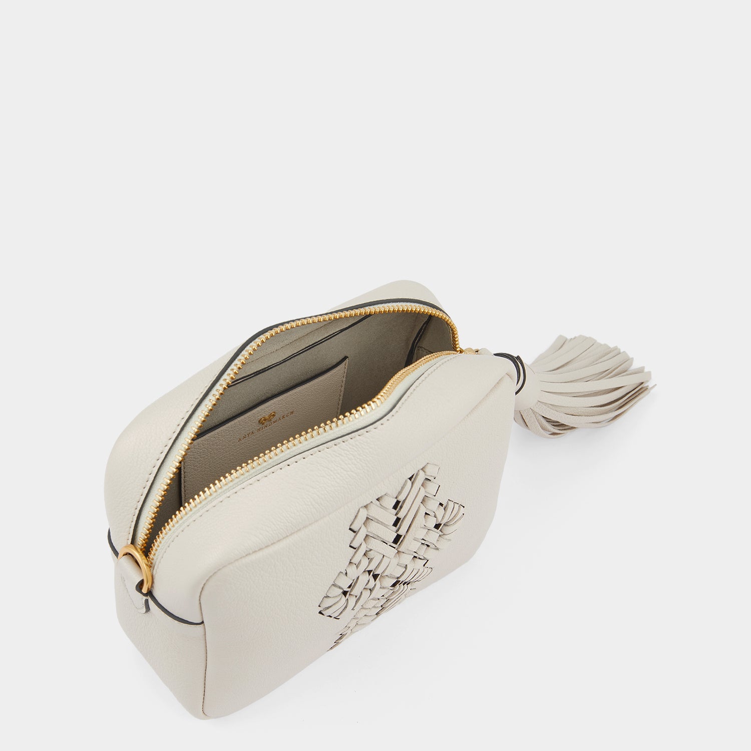 Anya Hindmarch ニーソン クラッチバッグ リボン タッセル