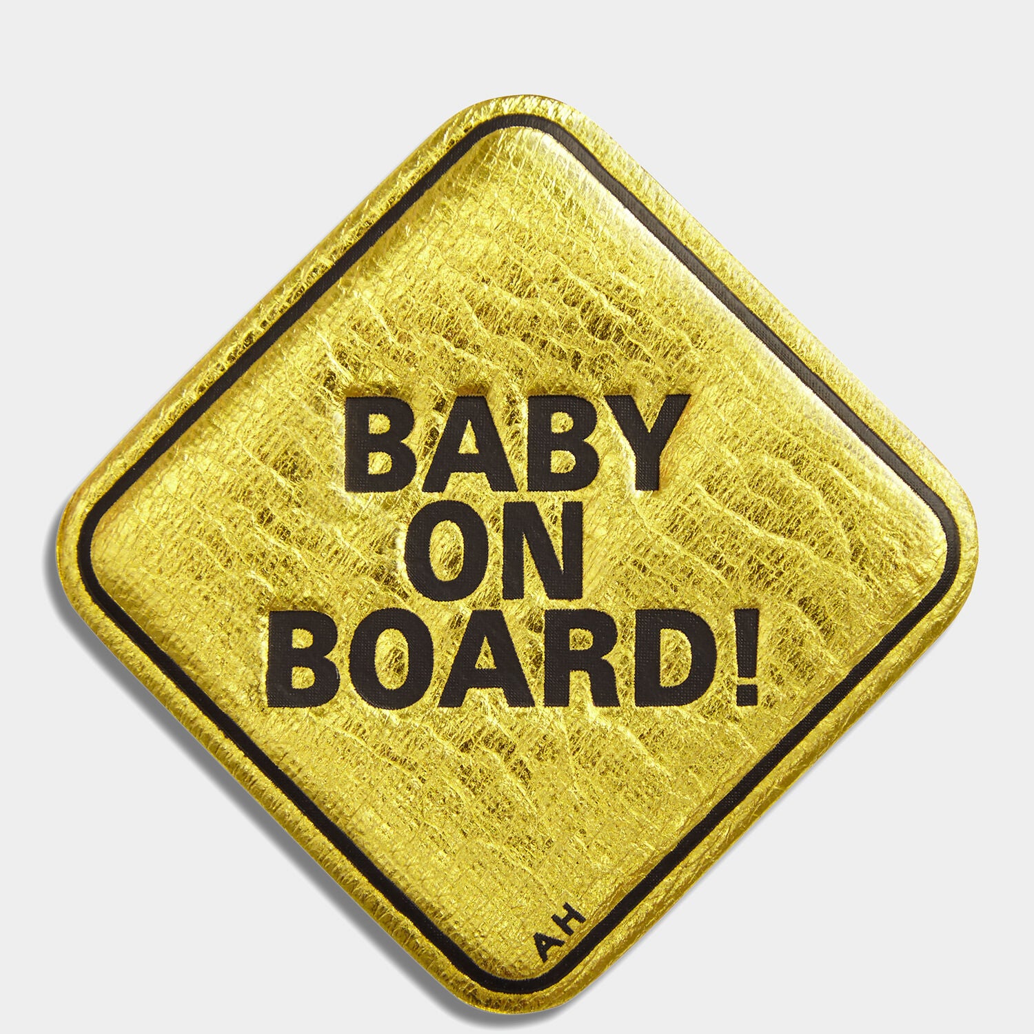 「Baby On Board」 レザー ステッカー
