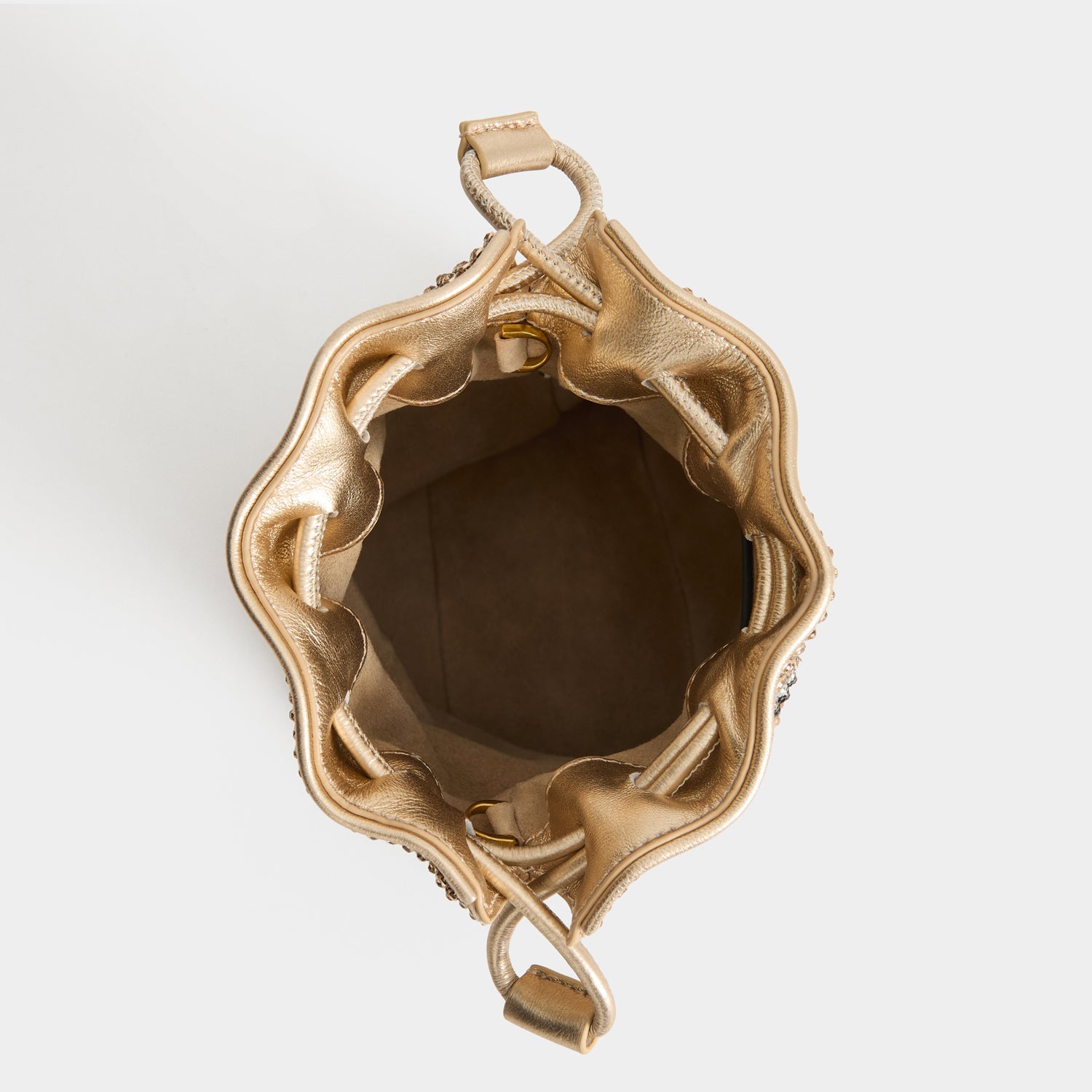 Eyes クリスタル・ドローストリング・ポーチ | Anya Hindmarch JP