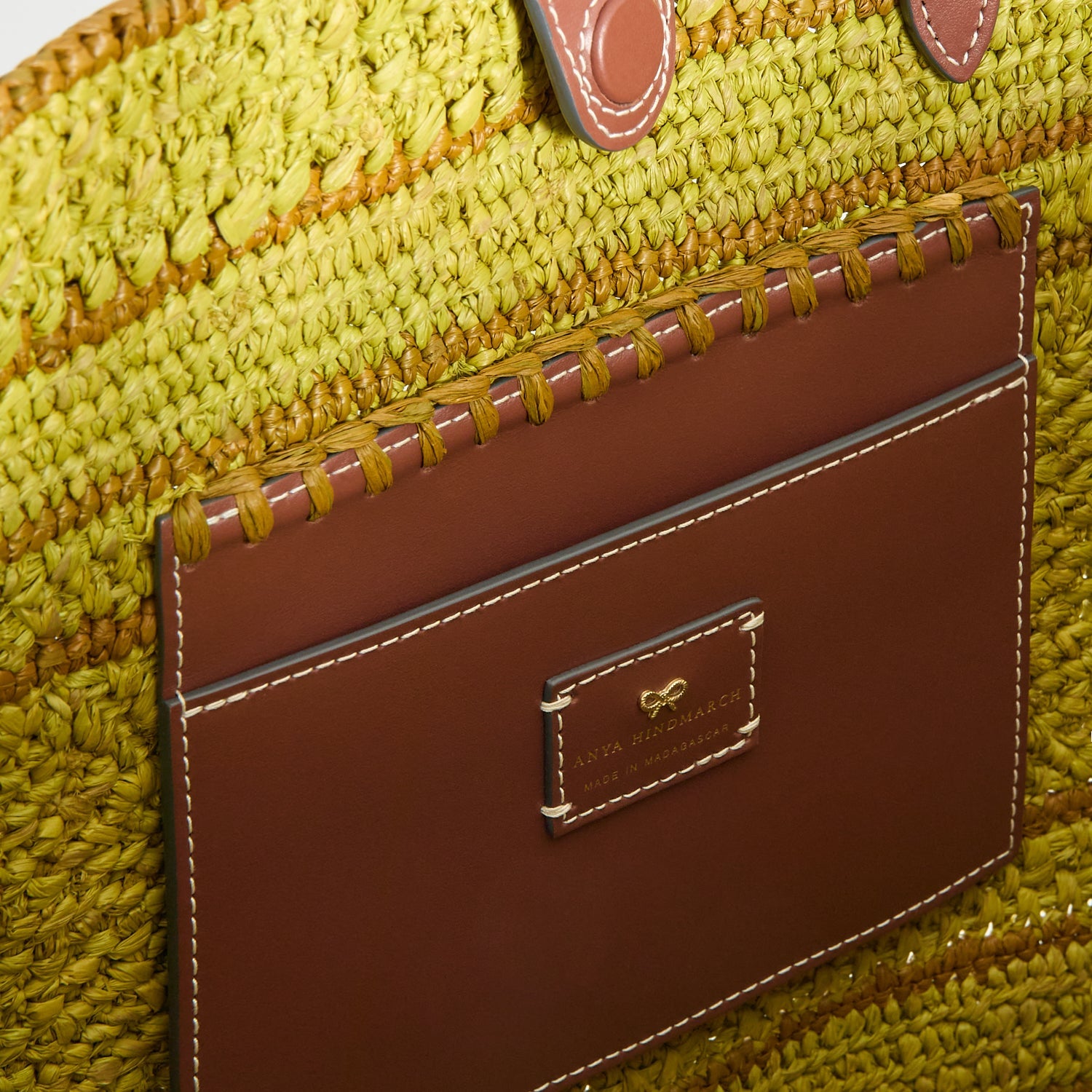 ANYA HAINDMARCH ✨ラフィアトートバッグ ラフィア E/W ボウ・トート | Anya Hindmarch JP