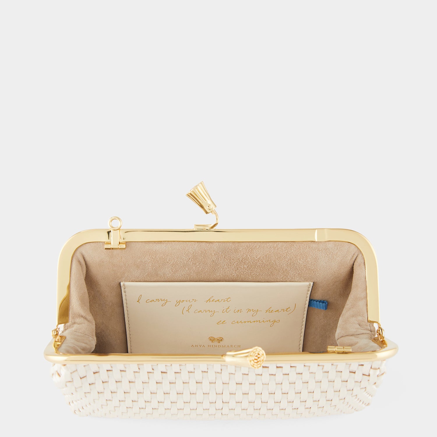 モード ウーブン タッセル クラッチ -

                  
                    Satin in Ivory -
                  

                  Anya Hindmarch JP
