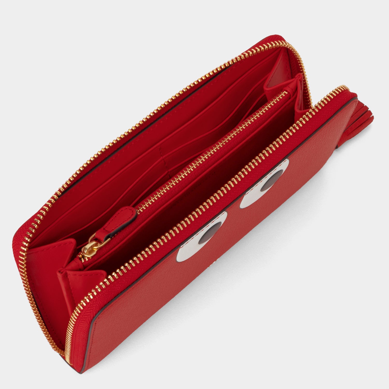 アイズ ラージ ジップ ウオレット -

                  
                    Shiny Capra in Bright Red -
                  

                  Anya Hindmarch JP
