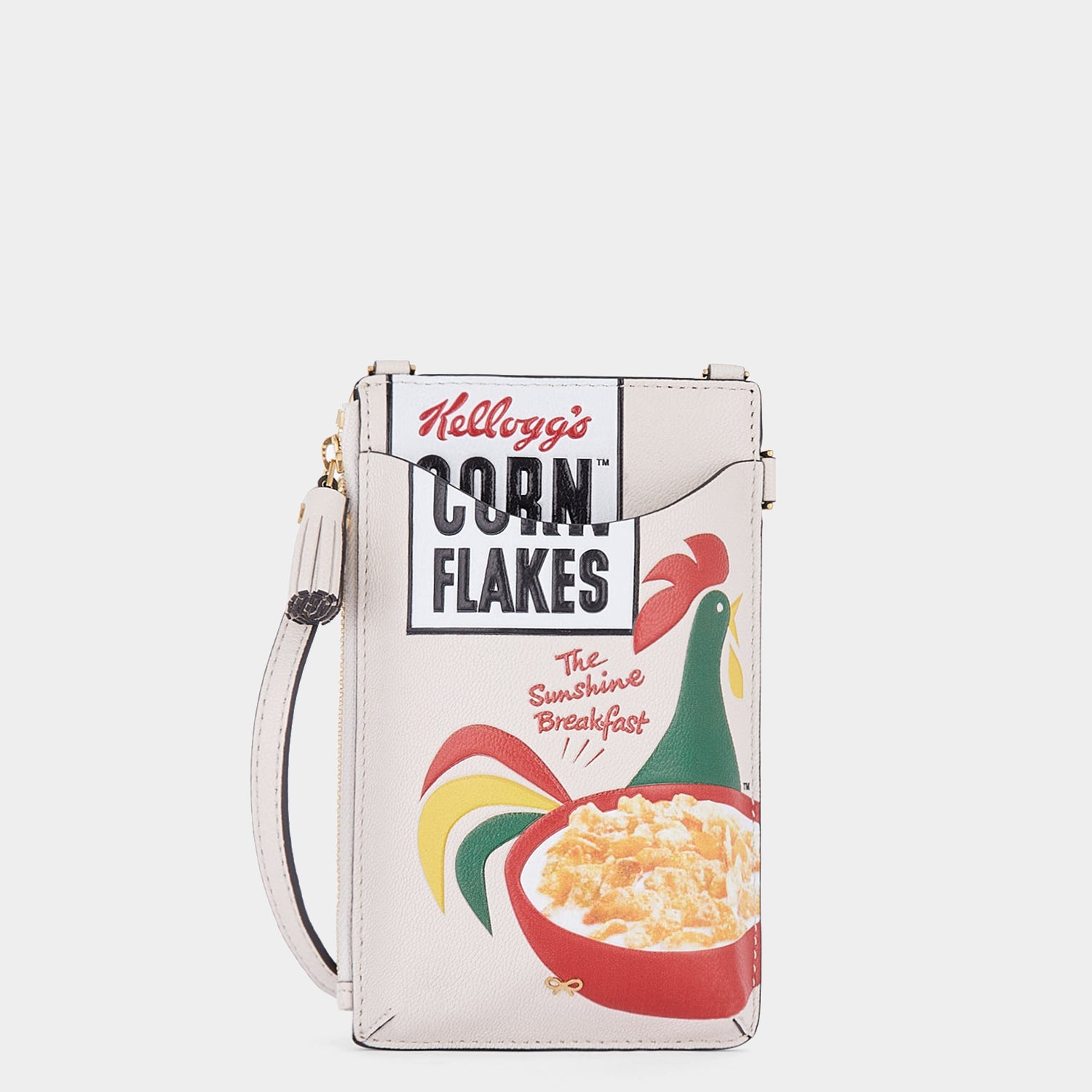 Cornflakes」ジップ・フォーン・ポーチ | Anya Hindmarch JP