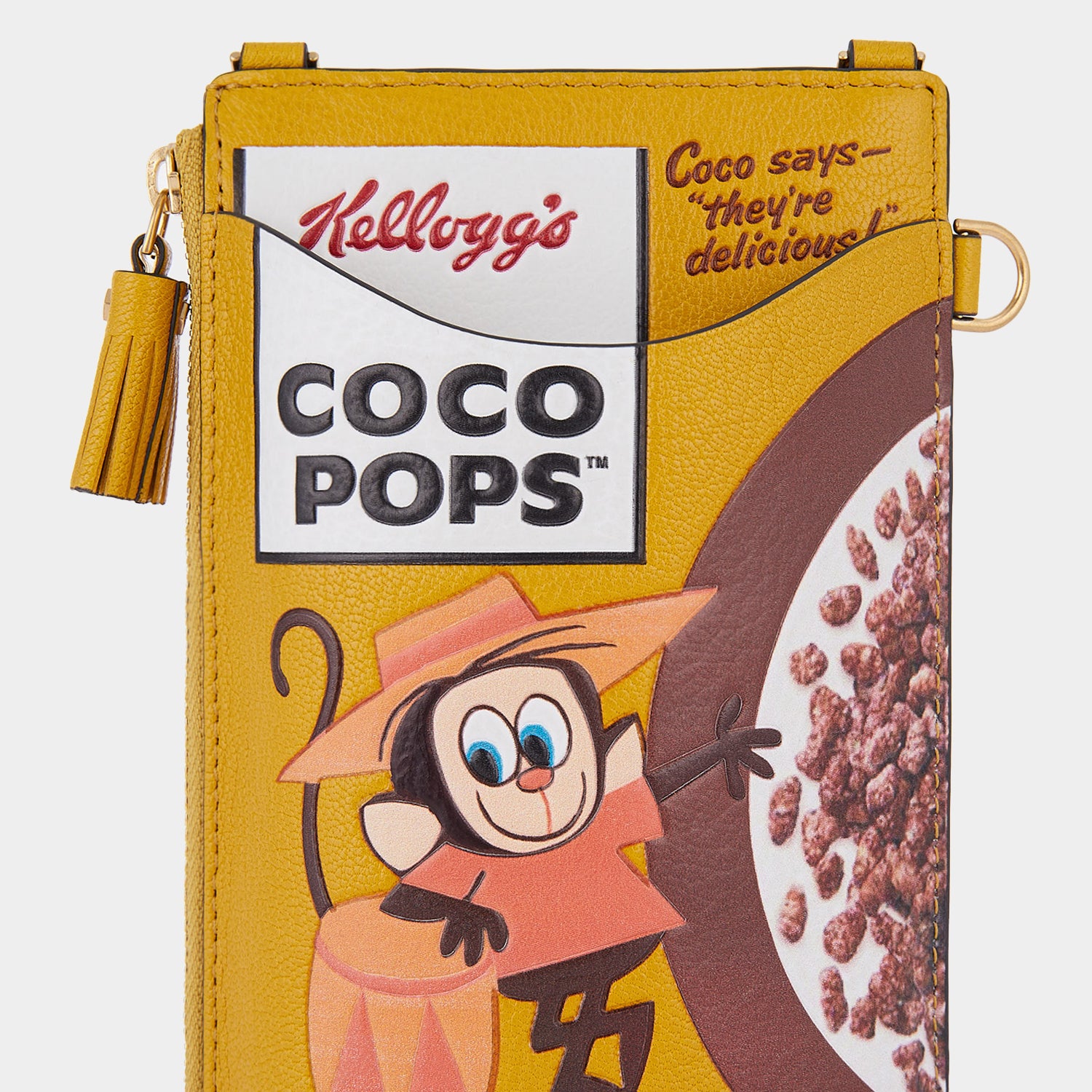 「Coco Pops」ジップ フォーンポーチ -

                  
                    Shiny Capra in Mustard -
                  

                  Anya Hindmarch JP
