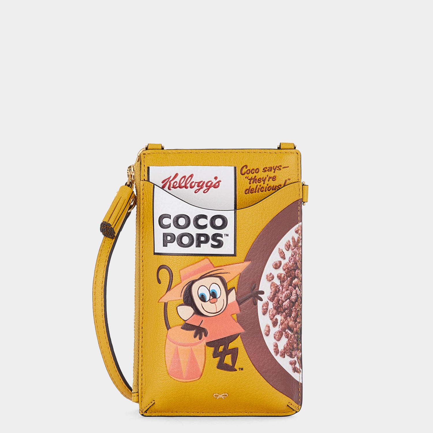 「Coco Pops」ジップ フォーンポーチ