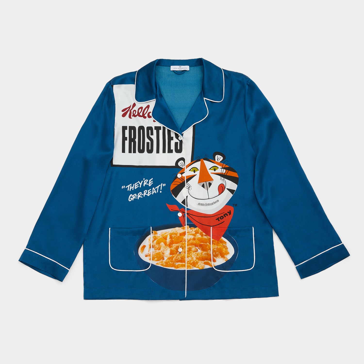 「Frosties」シルク パジャマ -

                  
                    Silk in Petrol Blue -
                  

                  Anya Hindmarch JP

