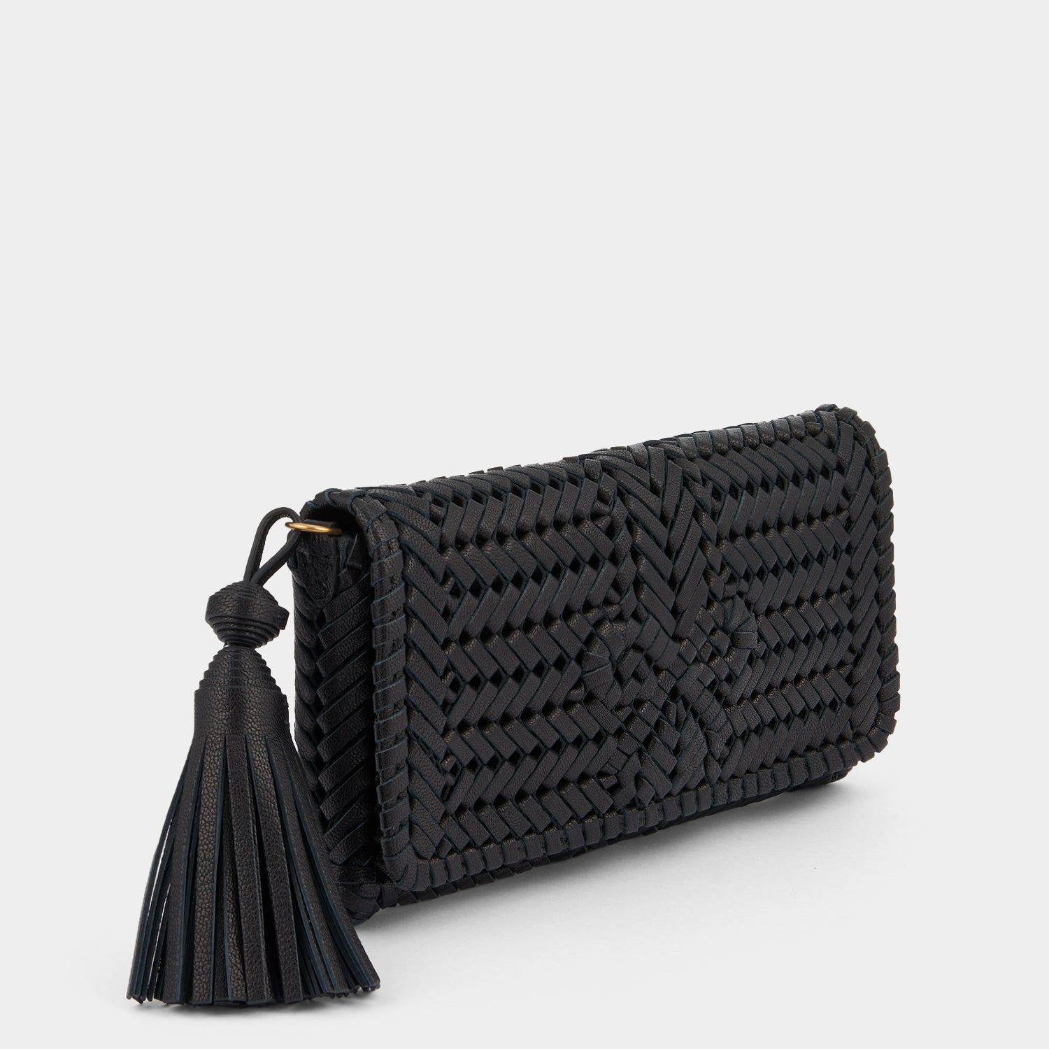 ニーソン タッセル クラッチ -

                  
                    Capra Leather in Black -
                  

                  Anya Hindmarch JP

