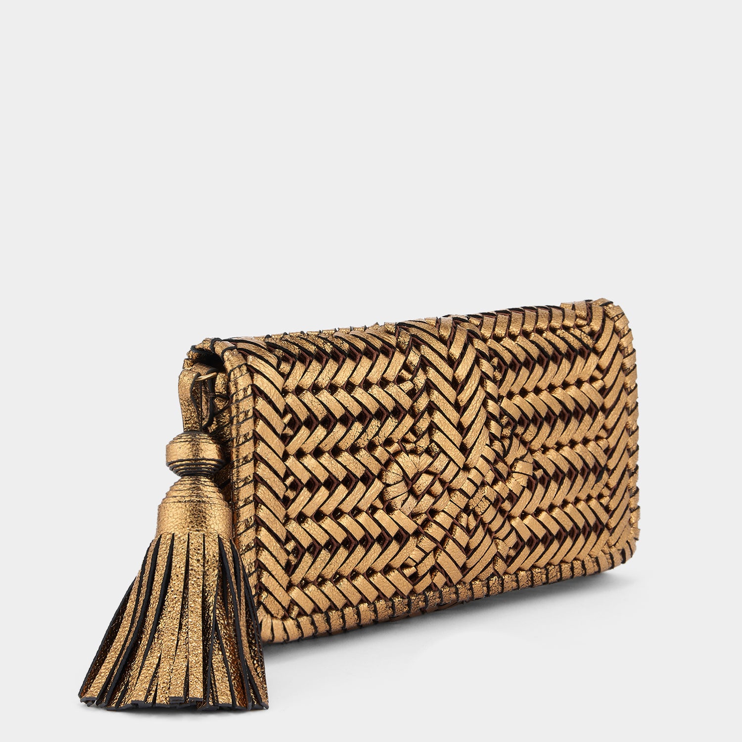ニーソン タッセル クラッチ -

                  
                    Metallic Leather in Bronze -
                  

                  Anya Hindmarch JP
