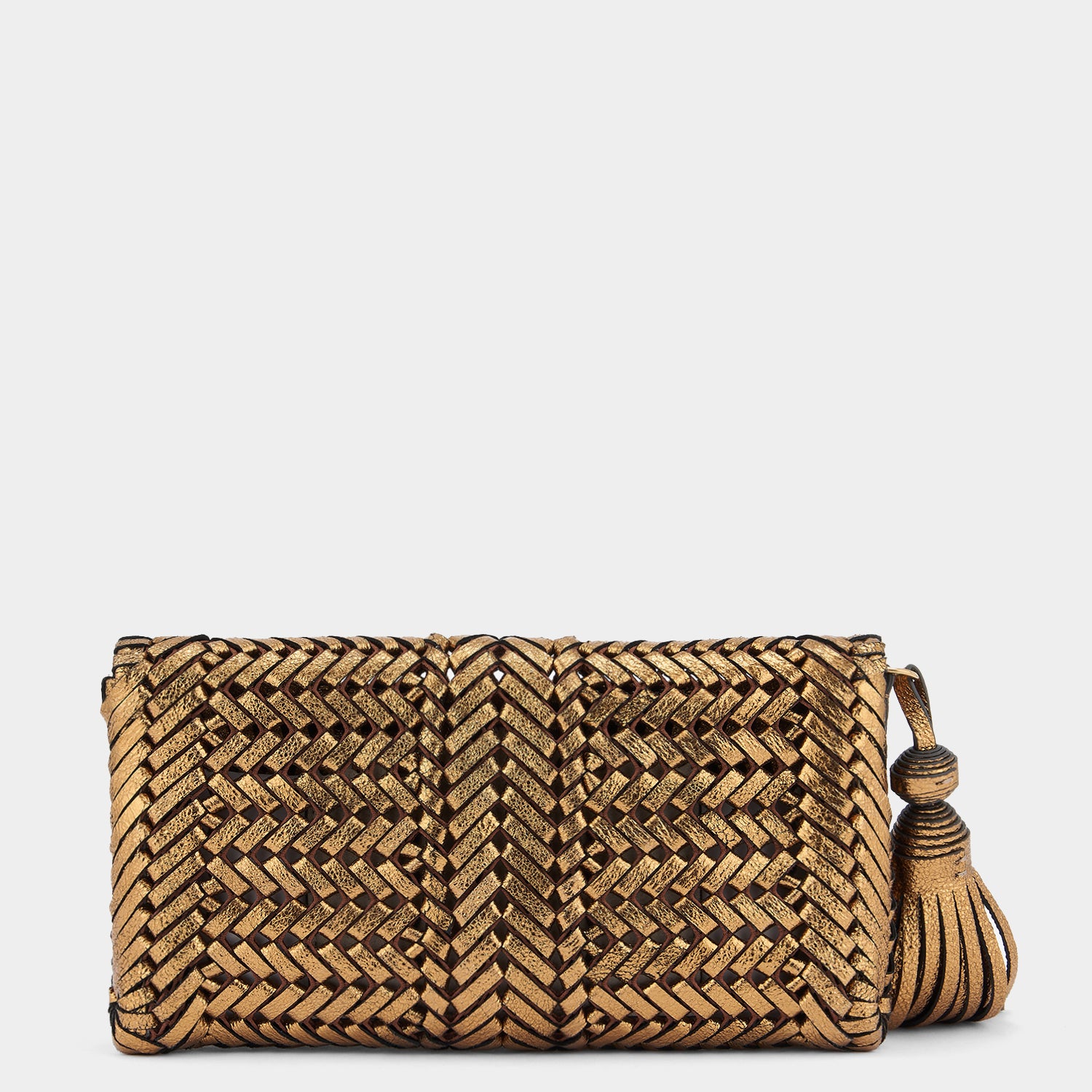ニーソン タッセル クラッチ -

                  
                    Metallic Leather in Bronze -
                  

                  Anya Hindmarch JP
