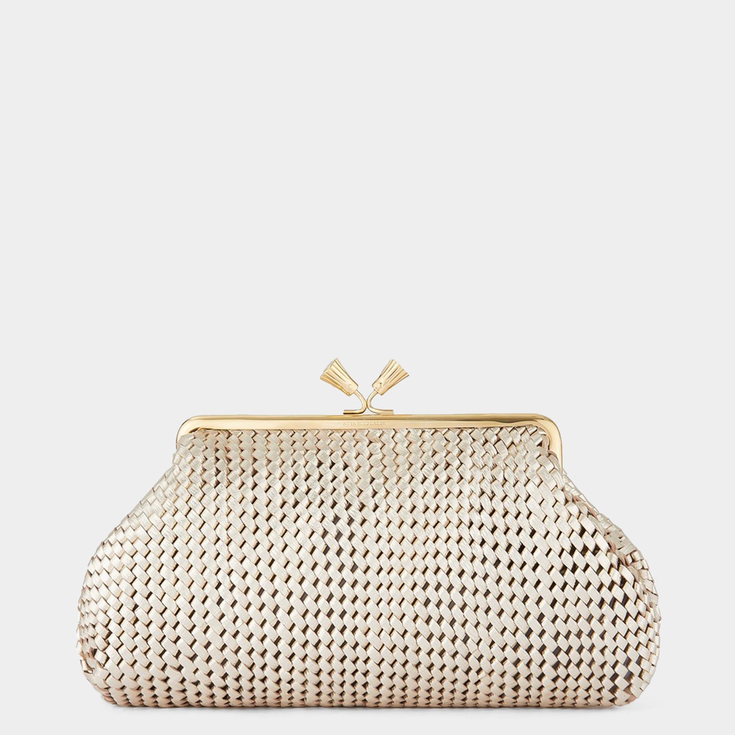 ラージ モード プラト クラッチ -

                  
                    Capra Leather in Light Gold -
                  

                  Anya Hindmarch JP
