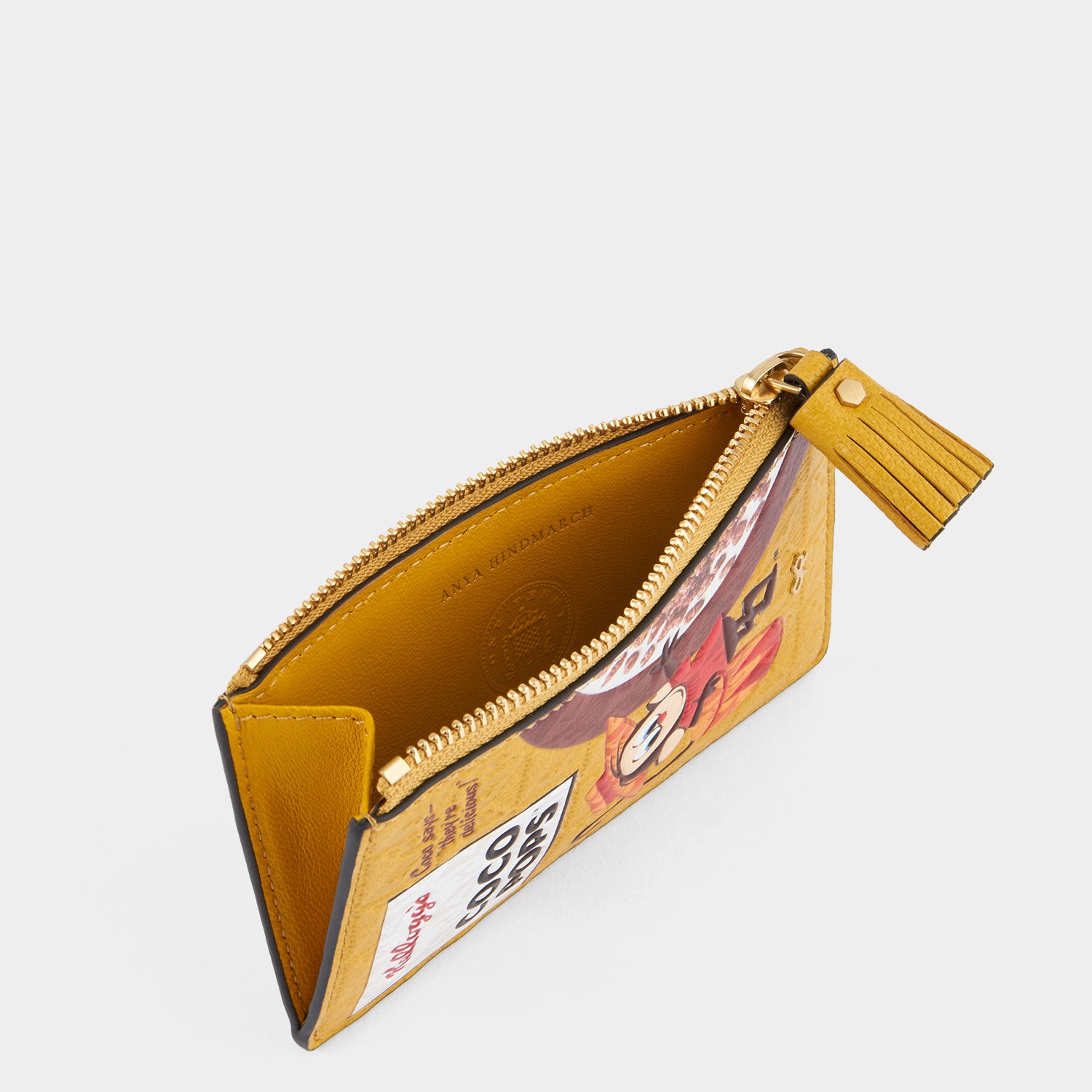 「Coco Pops」ジップカードケース -

          
            Capra Leather in Mustard -
          

          Anya Hindmarch JP
