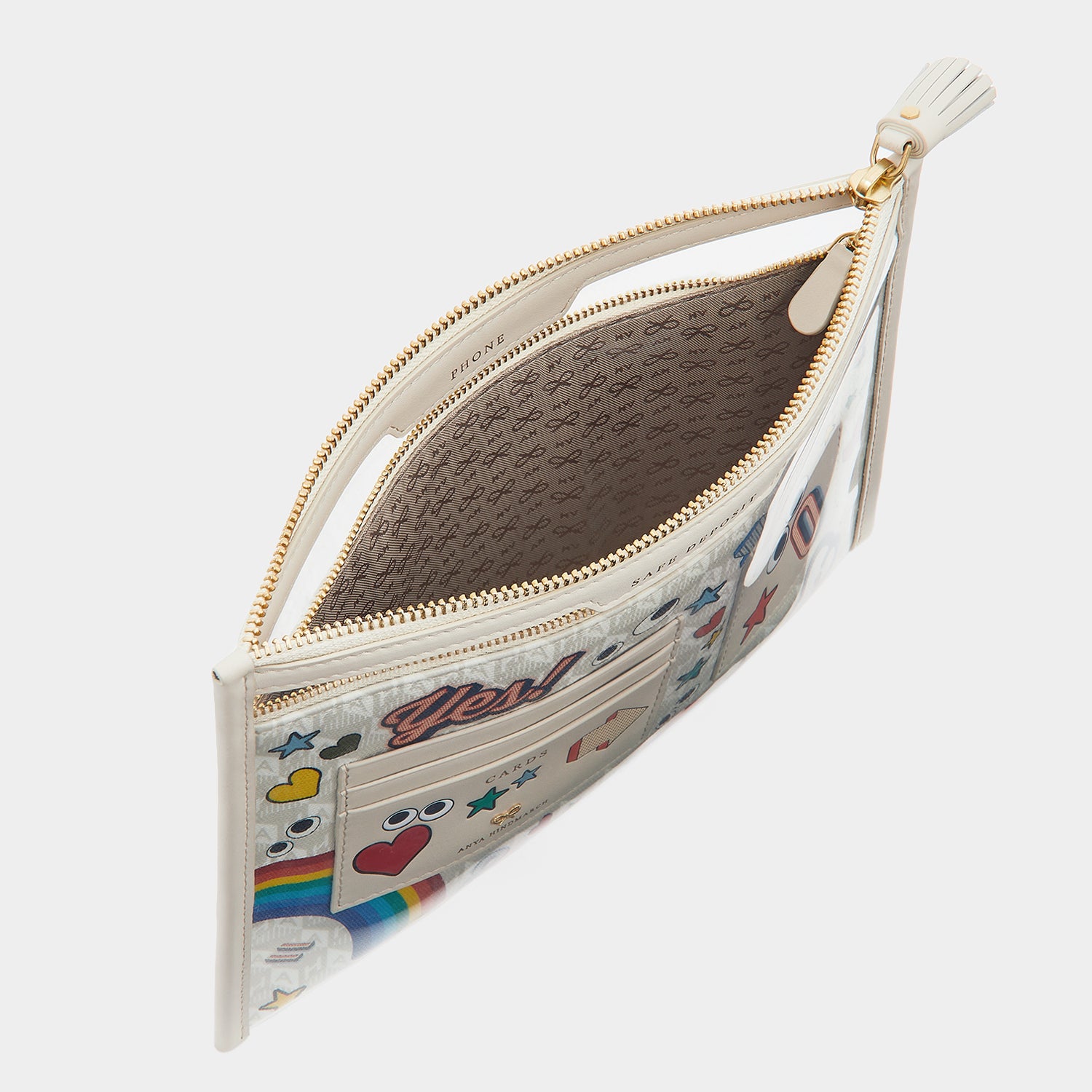 オールオーバーステッカー セーフ デポジット ケース -

                  
                    Recycled Canvas in Chalk -
                  

                  Anya Hindmarch JP
