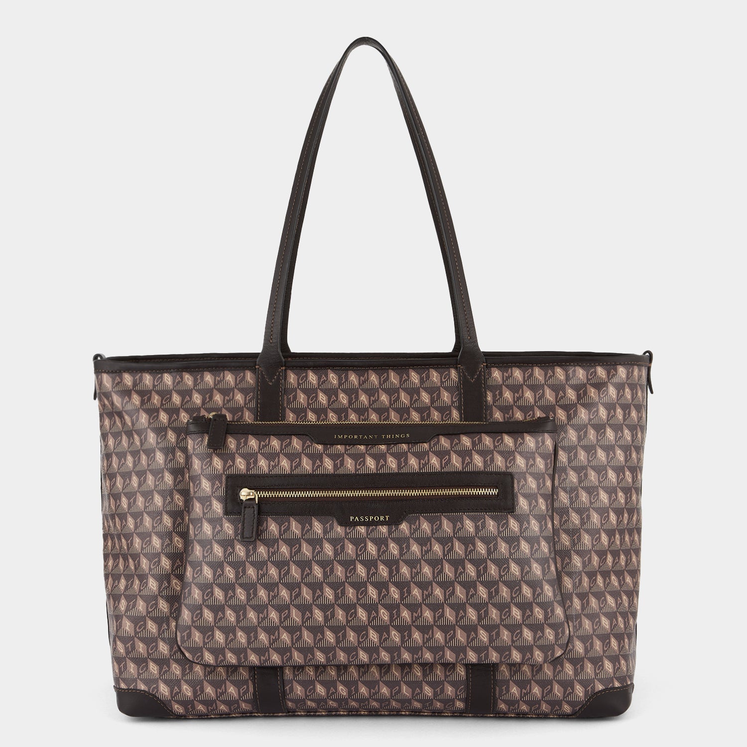 「I AM A Plastic Bag」 インフライト トート -

                  
                    Recycled Coated Canvas in Truffle -
                  

                  Anya Hindmarch JP

