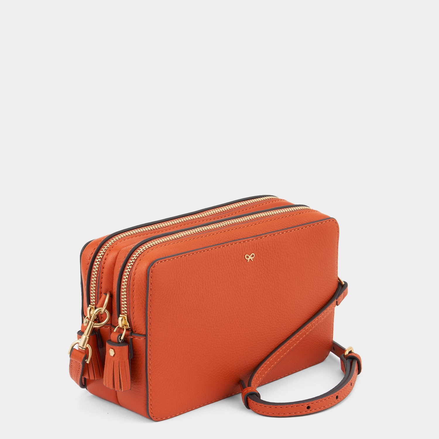 ダブルジップ クロスボディ -

                  
                    Grain Leather in Bespoke Orange -
                  

                  Anya Hindmarch JP
