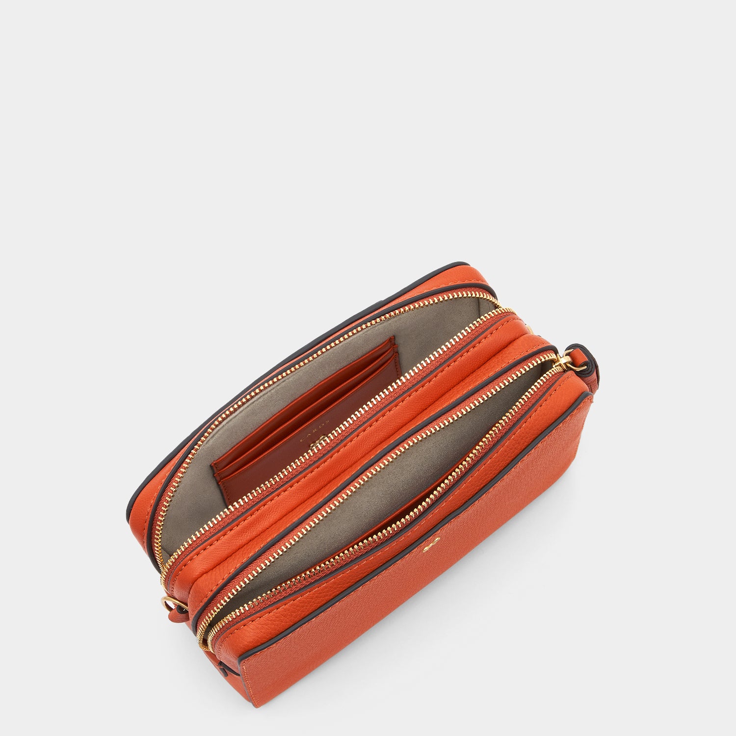 ダブルジップ クロスボディ -

                  
                    Grain Leather in Bespoke Orange -
                  

                  Anya Hindmarch JP
