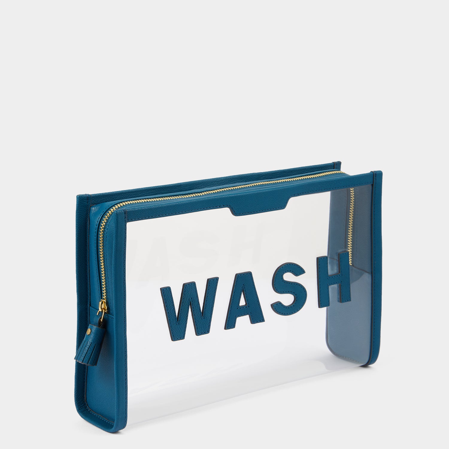 「WASH」ポーチ -

                  
                    Clear with Capra Leather in Light Petrol -
                  

                  Anya Hindmarch JP
