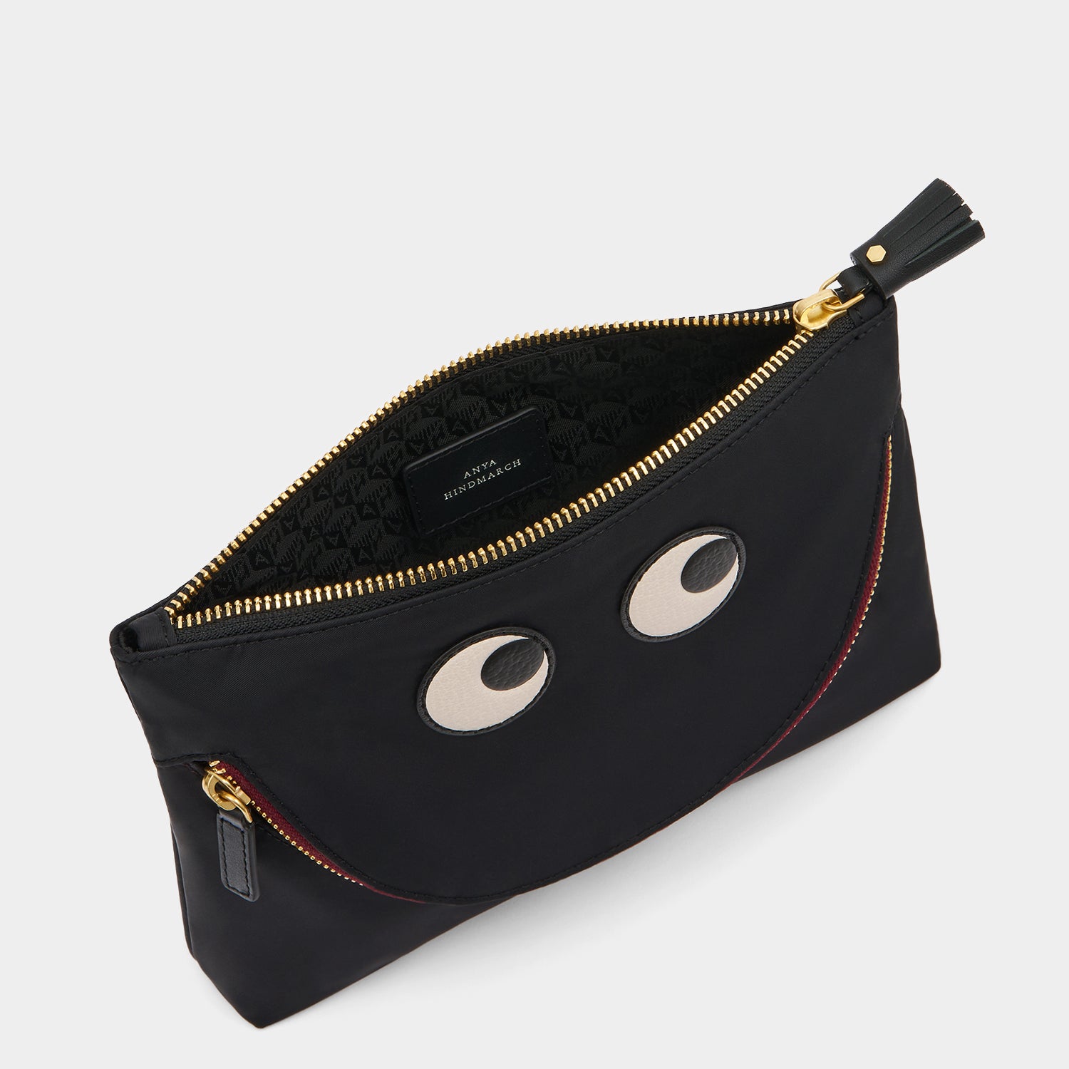ハッピー アイズ ポーチ -

          
            ECONYL® Regenerated Nylon in Black -
          

          Anya Hindmarch JP
