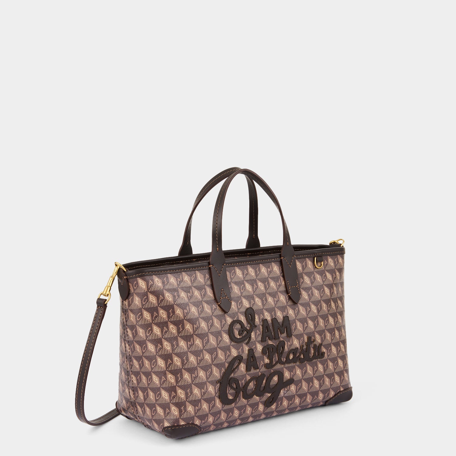 「I AM A Plastic Bag」 モチーフ・トート［XS］ -

          
            Recycled Coated Canvas in Truffle -
          

          Anya Hindmarch JP
