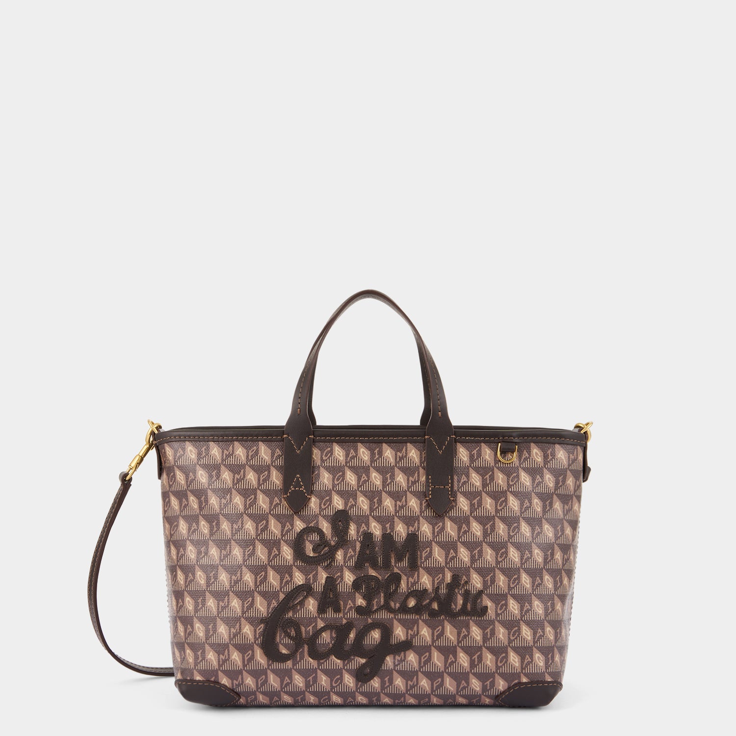 「I AM A Plastic Bag」 モチーフ・トート［XS］ -

          
            Recycled Coated Canvas in Truffle -
          

          Anya Hindmarch JP
