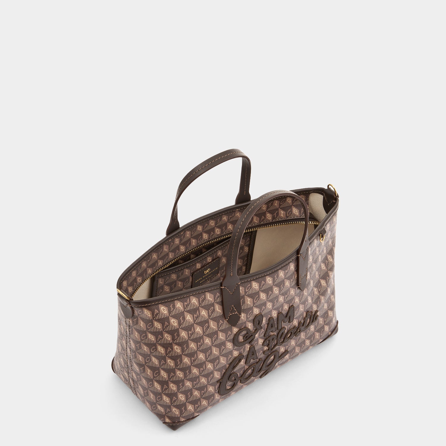 「I AM A Plastic Bag」 モチーフ・トート［XS］ -

          
            Recycled Coated Canvas in Truffle -
          

          Anya Hindmarch JP
