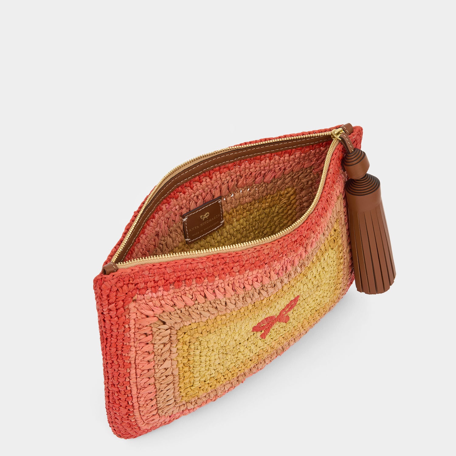 ラフィア タッセル ボウ クラッチ -

          
            Raffia in Orange/Multi -
          

          Anya Hindmarch JP
