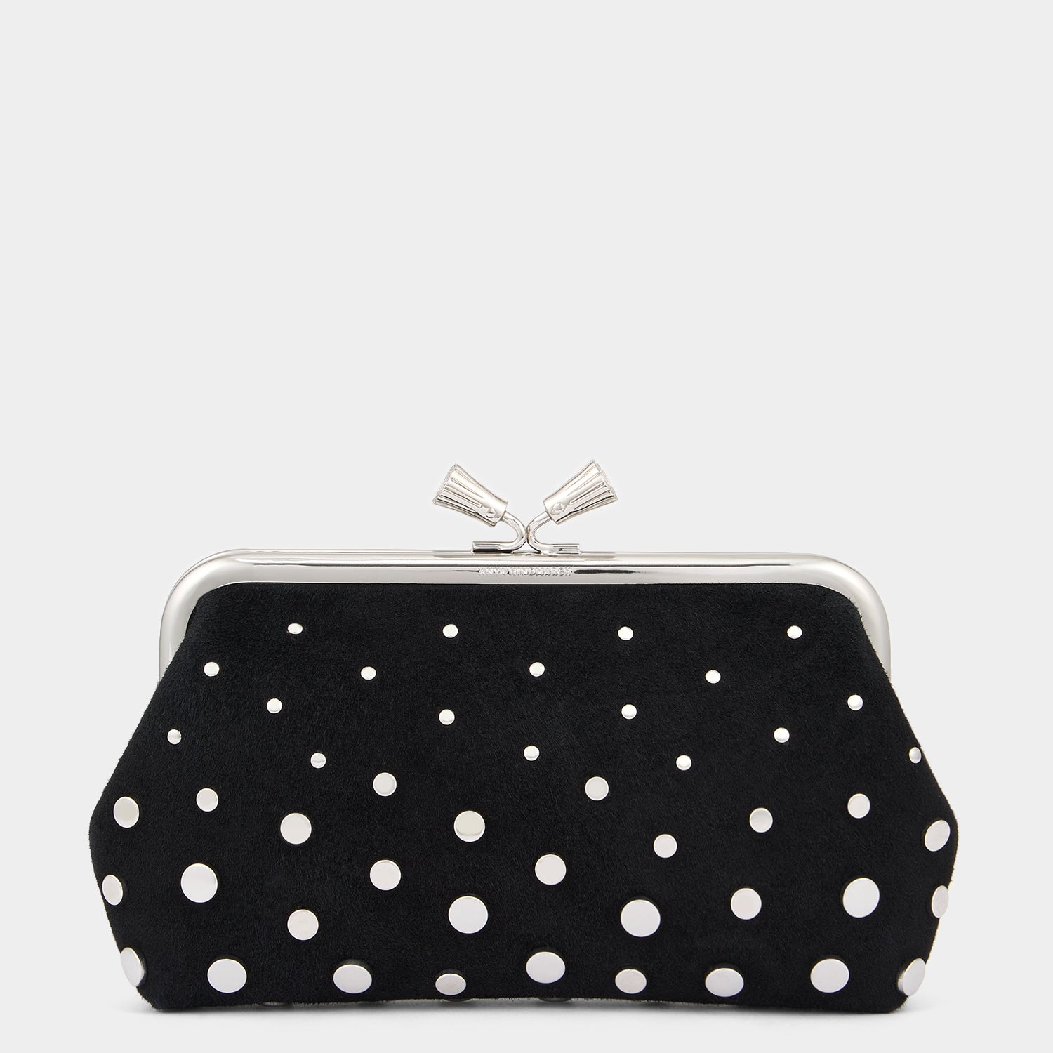 モード スタッズ タッセル クラッチ -

          
            Suede in Black -
          

          Anya Hindmarch JP
