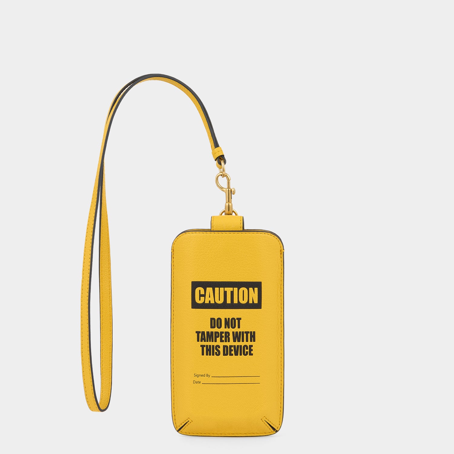 「Caution」眼鏡用ポーチ -

          
            Shiny Capra in Yellow -
          

          Anya Hindmarch JP
