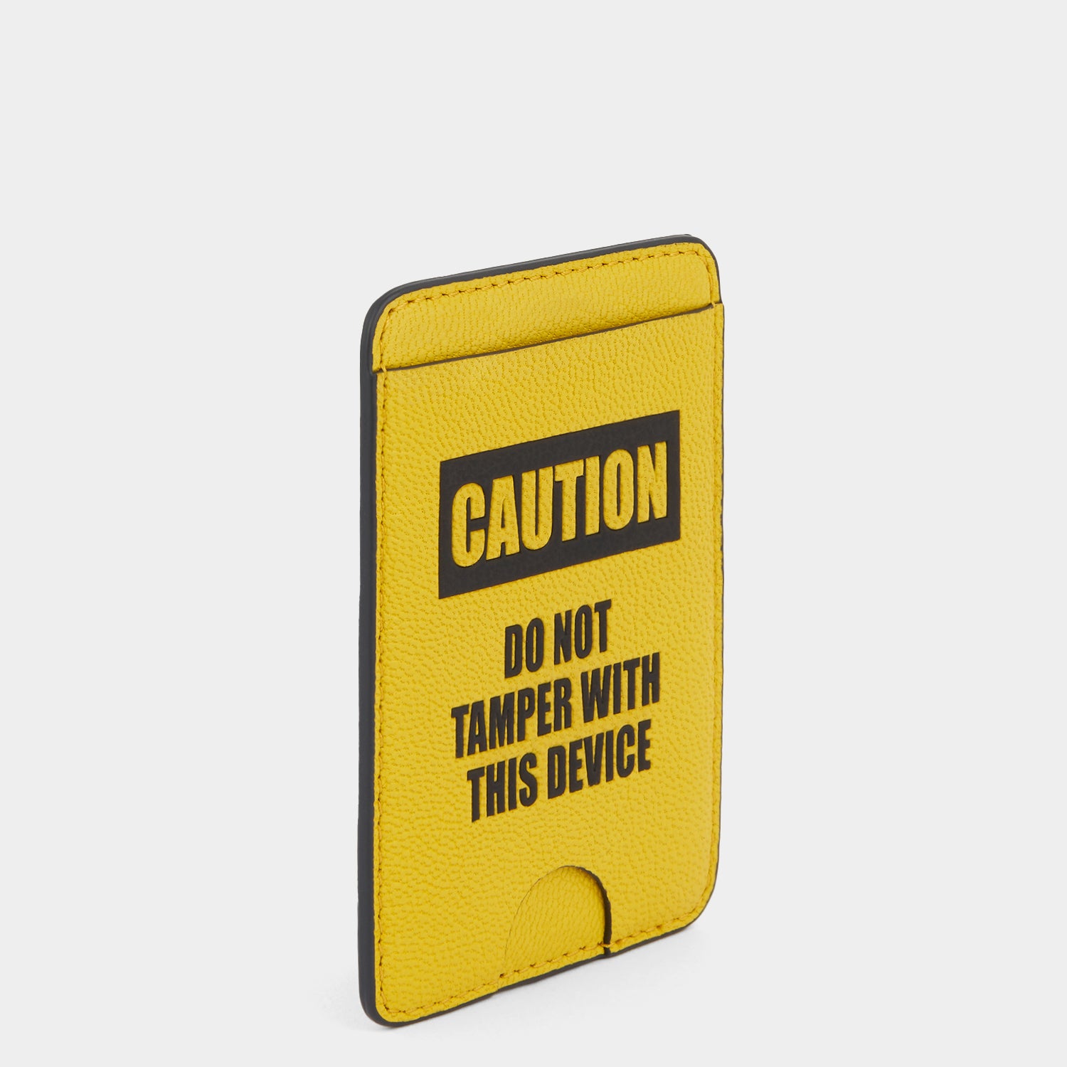 「Caution」マグネット・カードケース［MagSafe対応］ -

          
            Shiny Capra in Yellow -
          

          Anya Hindmarch JP
