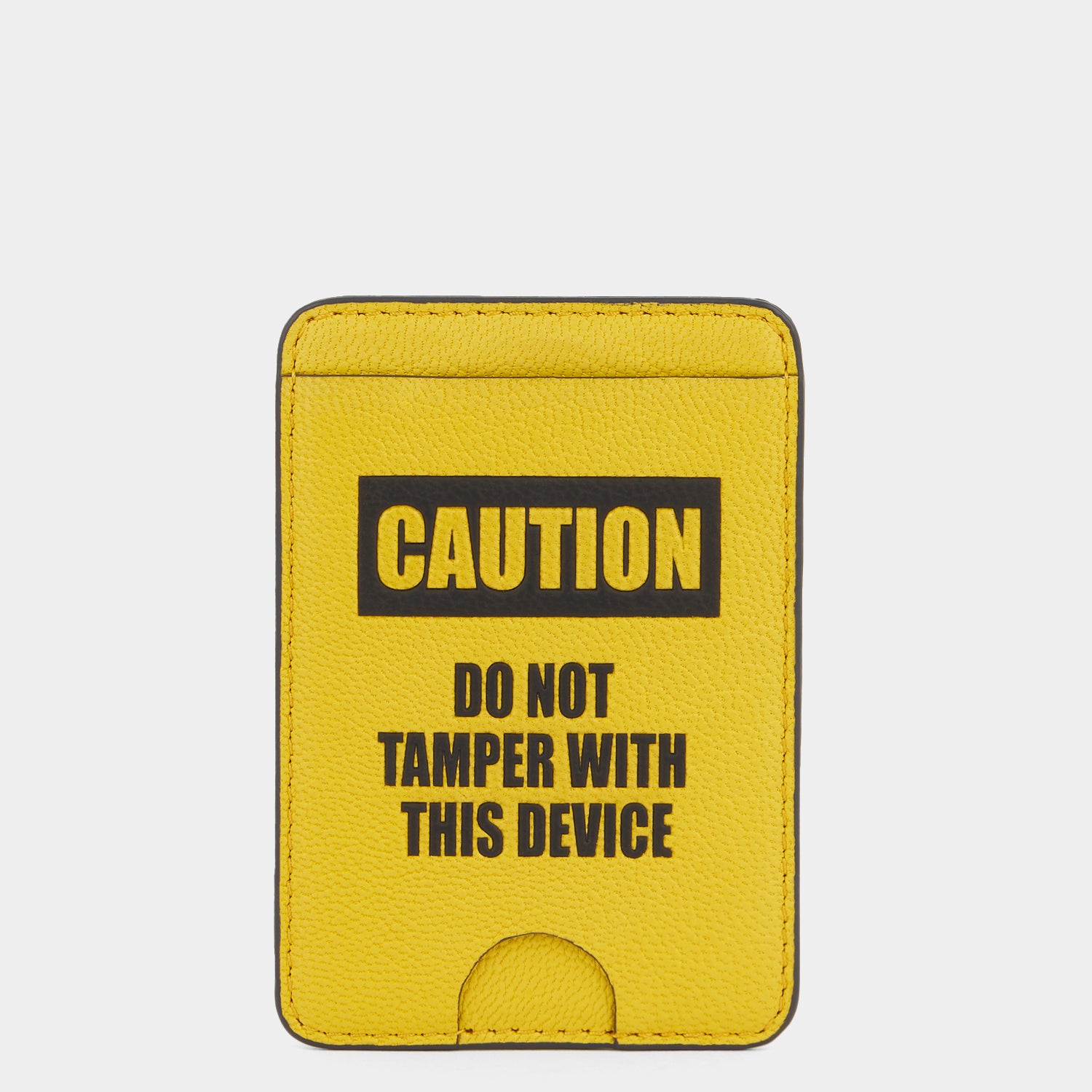 「Caution」マグネット・カードケース［MagSafe対応］ -

          
            Shiny Capra in Yellow -
          

          Anya Hindmarch JP
