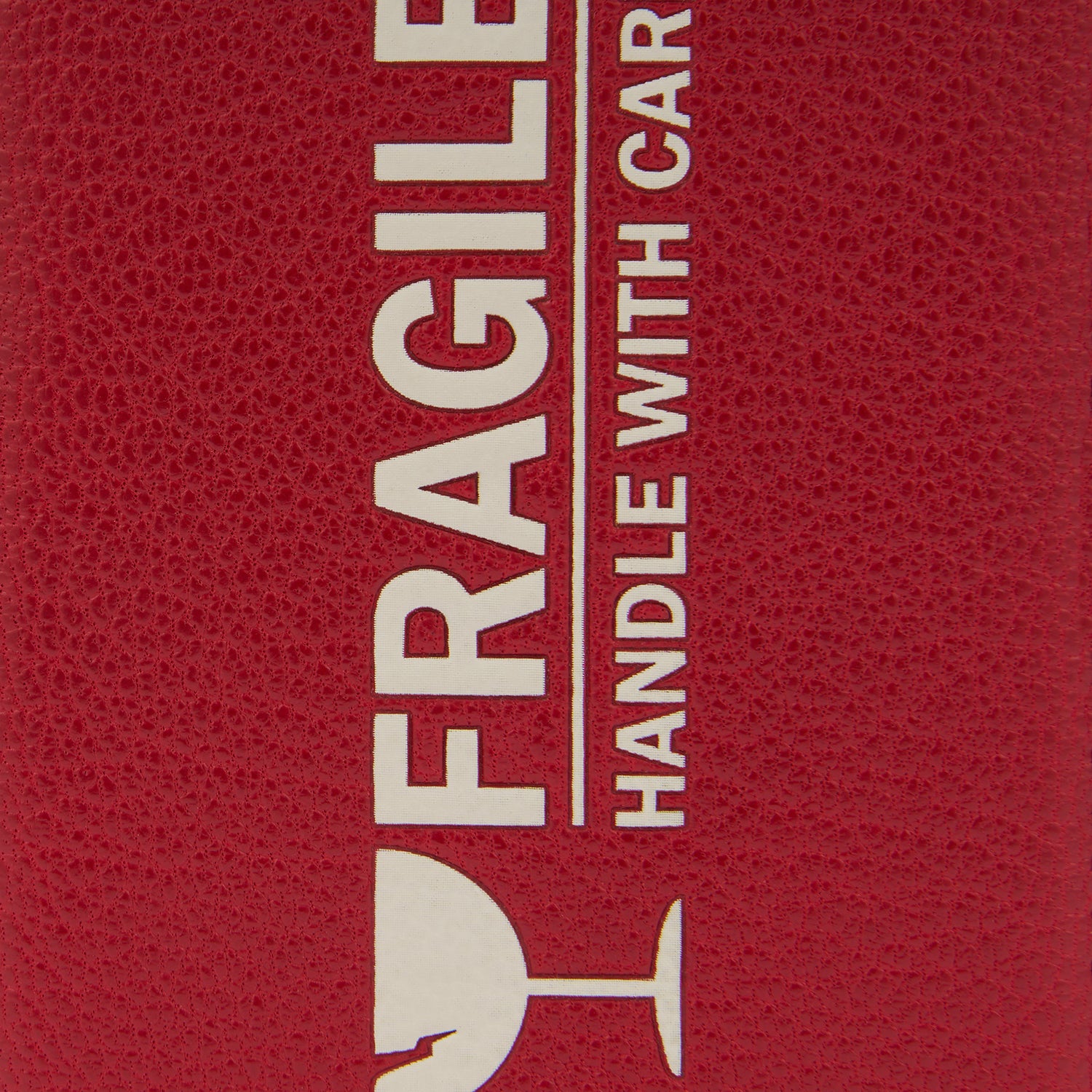「Fragile」マグネット・カードケース［MagSafe対応］ -

          
            Shiny Capra in Red -
          

          Anya Hindmarch JP
