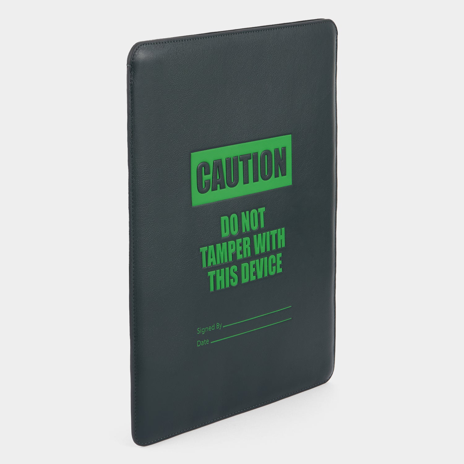 「Caution」ラップトップ・ケース -

          
            Shiny Capra in Ink Green -
          

          Anya Hindmarch JP
