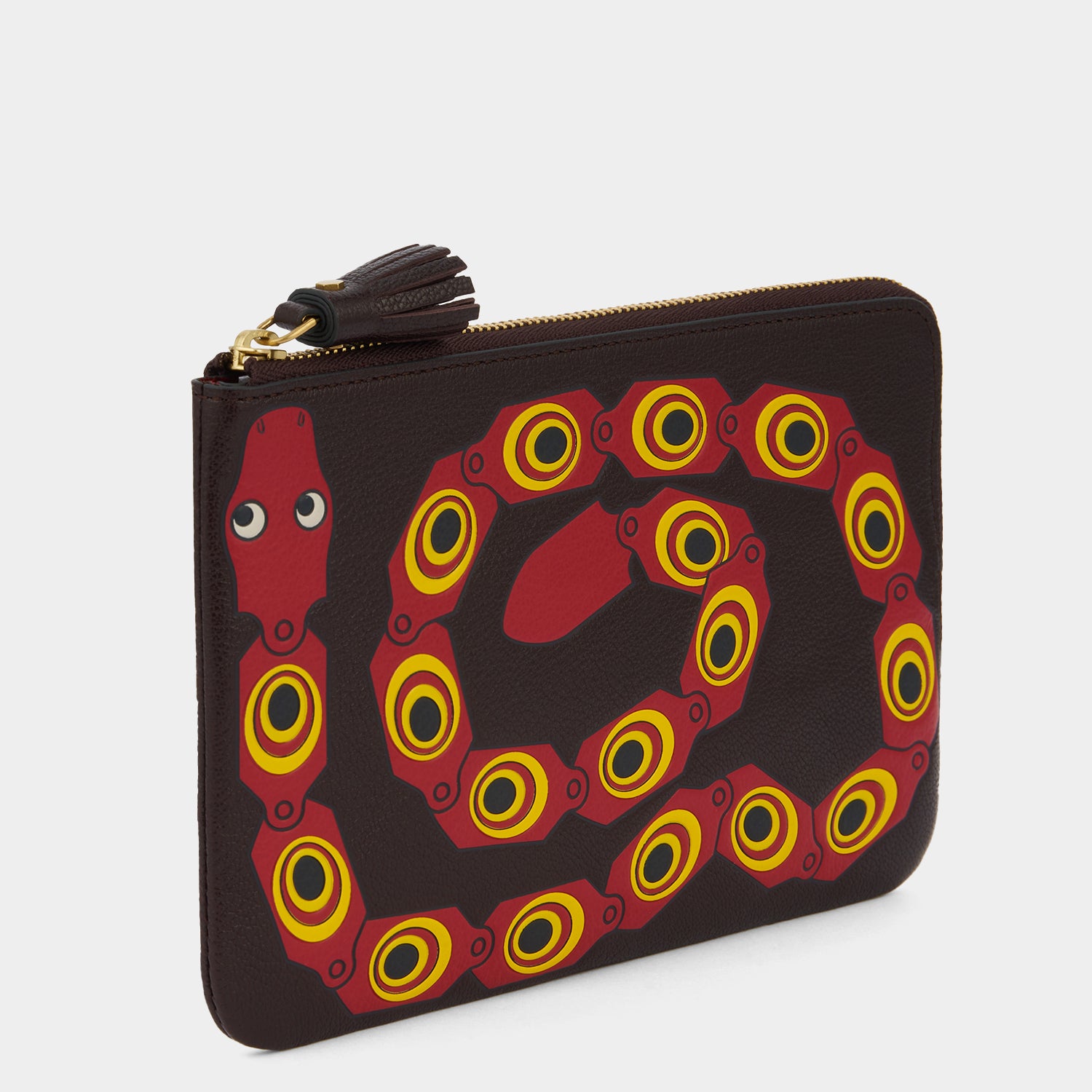 Snake ジップ ルース ポケット -

          
            Shiny Capra in Grape -
          

          Anya Hindmarch JP
