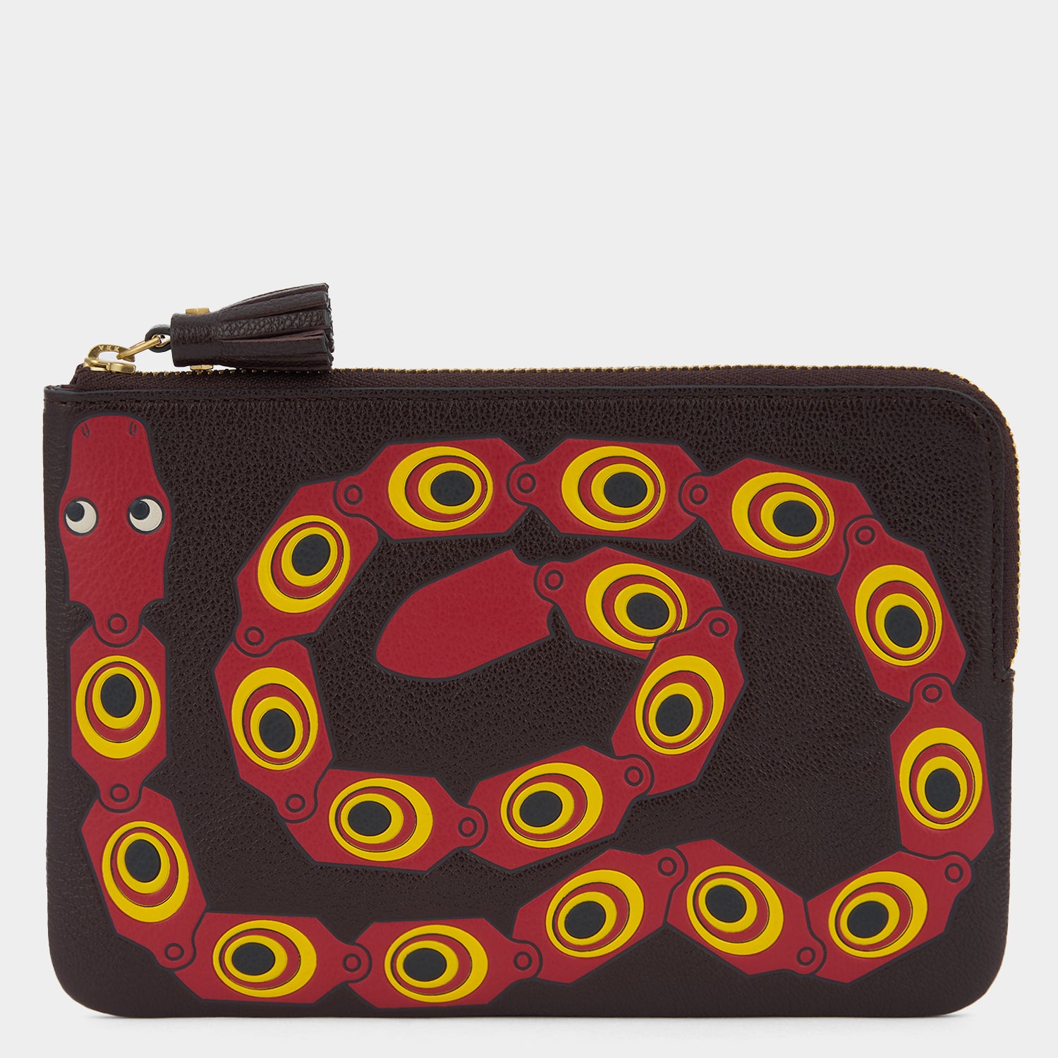Snake ジップ ルース ポケット -

          
            Shiny Capra in Grape -
          

          Anya Hindmarch JP
