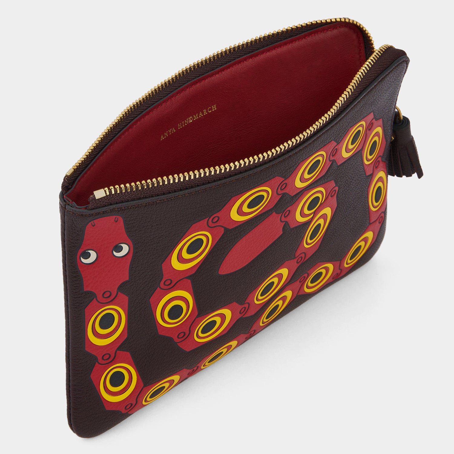 Snake ジップ ルース ポケット -

          
            Shiny Capra in Grape -
          

          Anya Hindmarch JP
