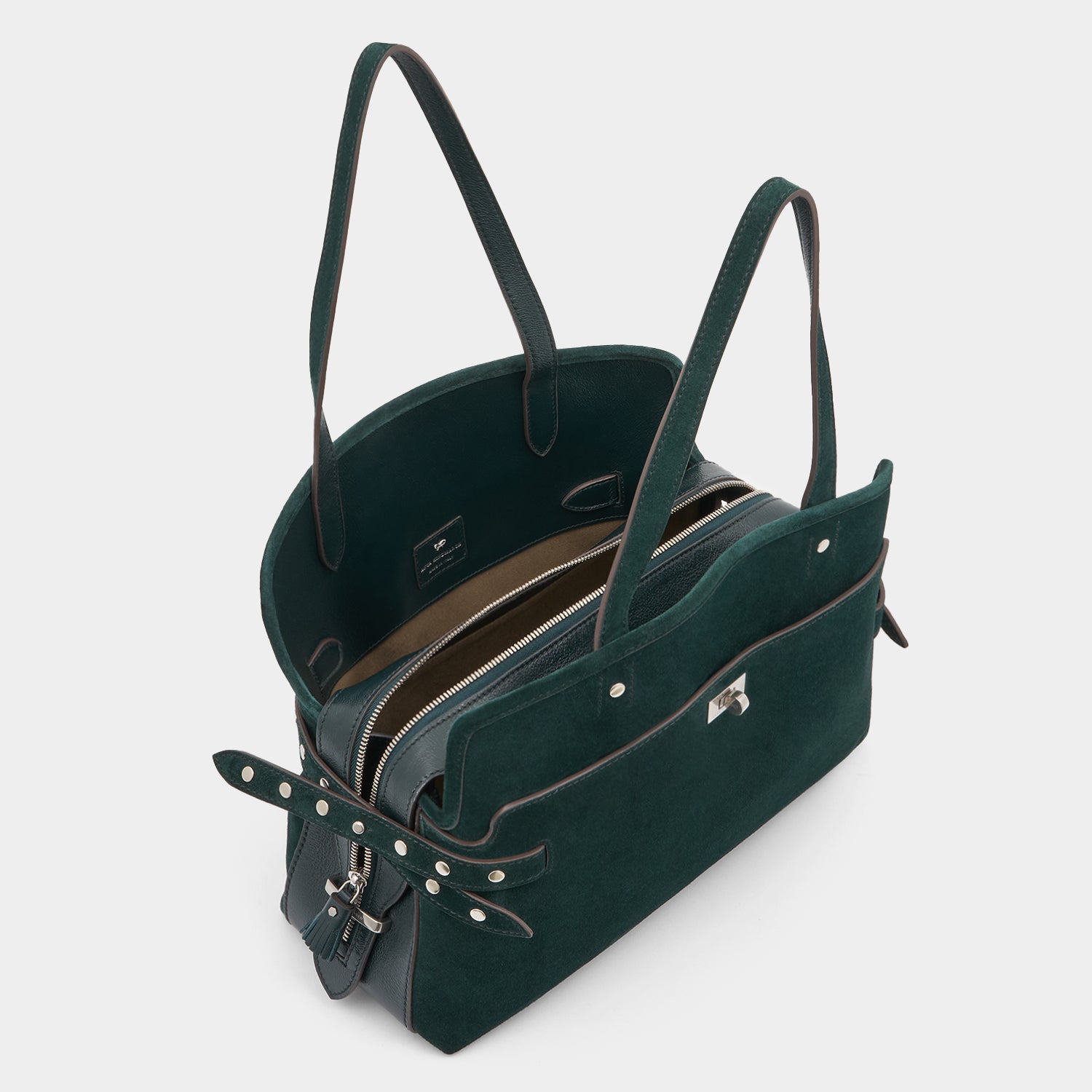 ウィルソン スタッズ ショルダー バッグ -

          
            Suede in Ink Green -
          

          Anya Hindmarch JP
