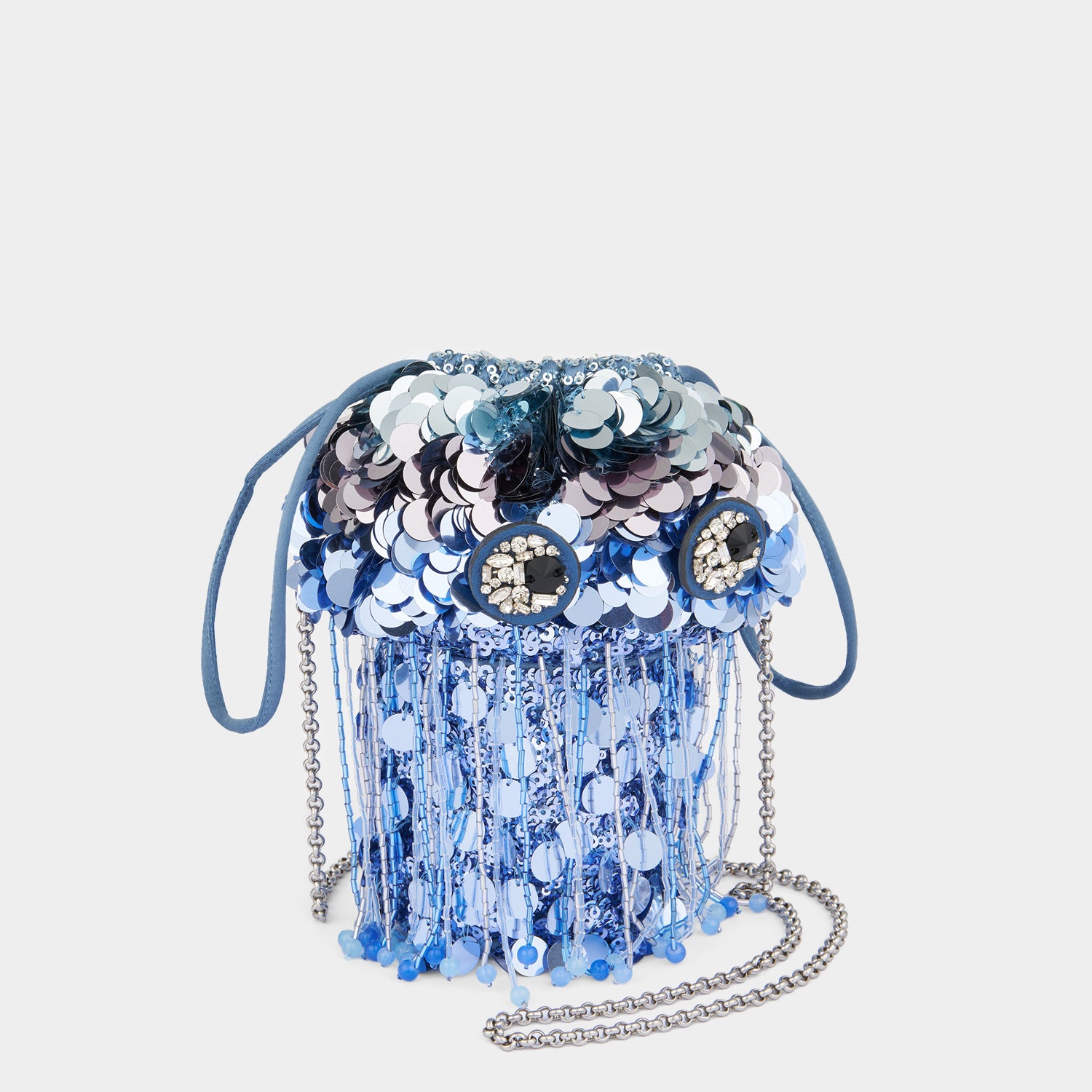 ジェリーフィッシュ クロスボディ -

          
            Recycled Satin in Sky Blue -
          

          Anya Hindmarch JP
