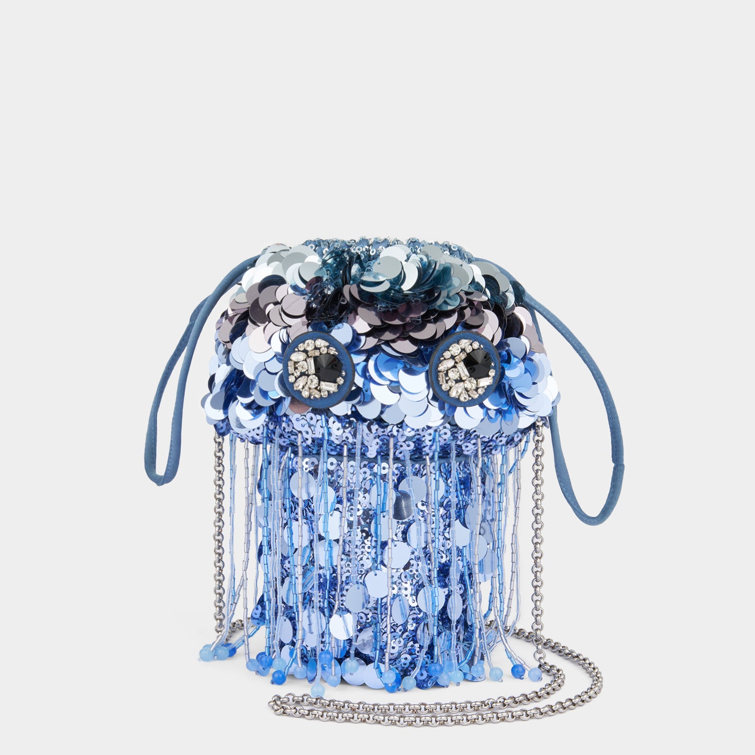 ジェリーフィッシュ クロスボディ -

          
            Recycled Satin in Sky Blue -
          

          Anya Hindmarch JP
