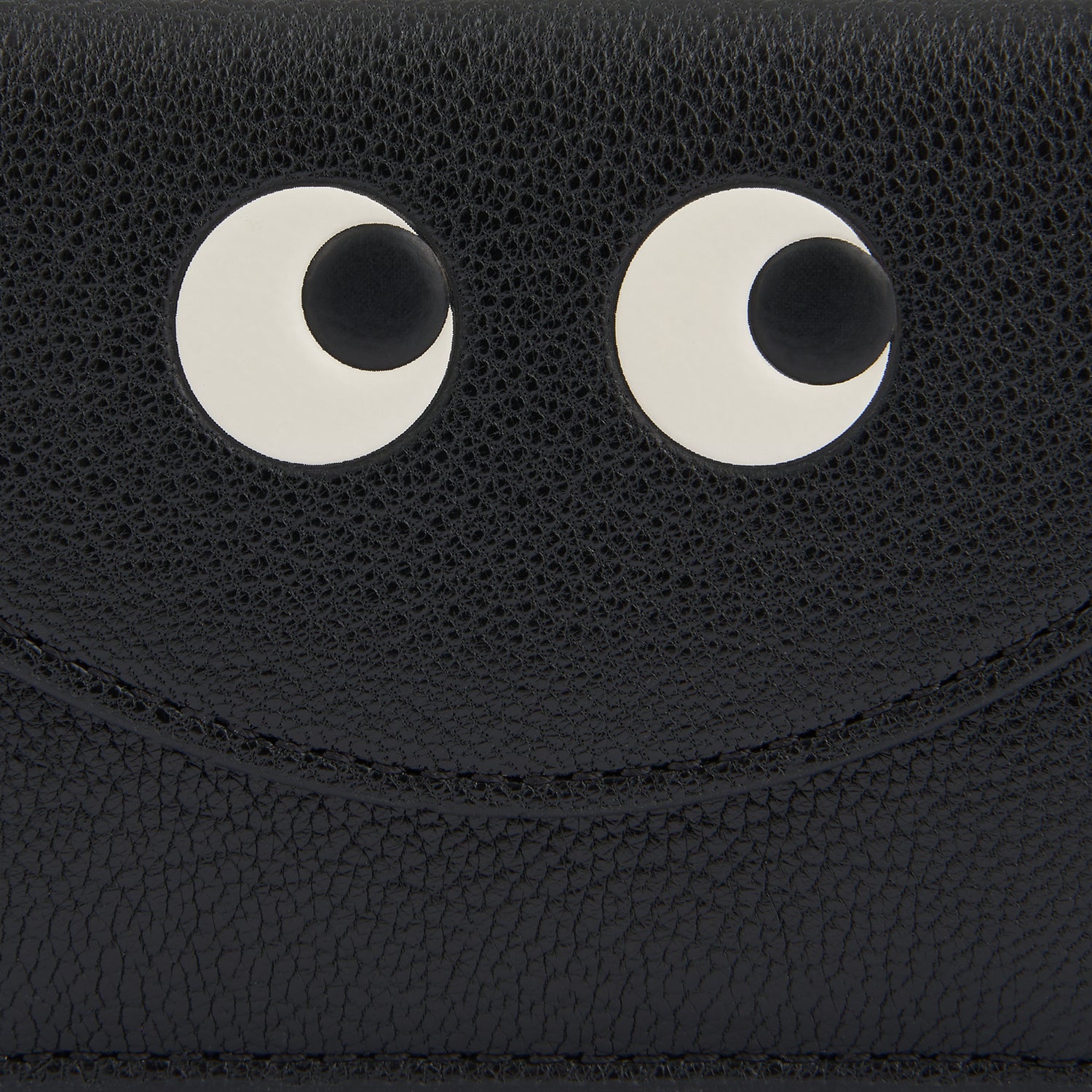 Eyes エンベロープ・カードケース［MagSafe対応］ -

          
            Shiny Capra in Black -
          

          Anya Hindmarch JP
