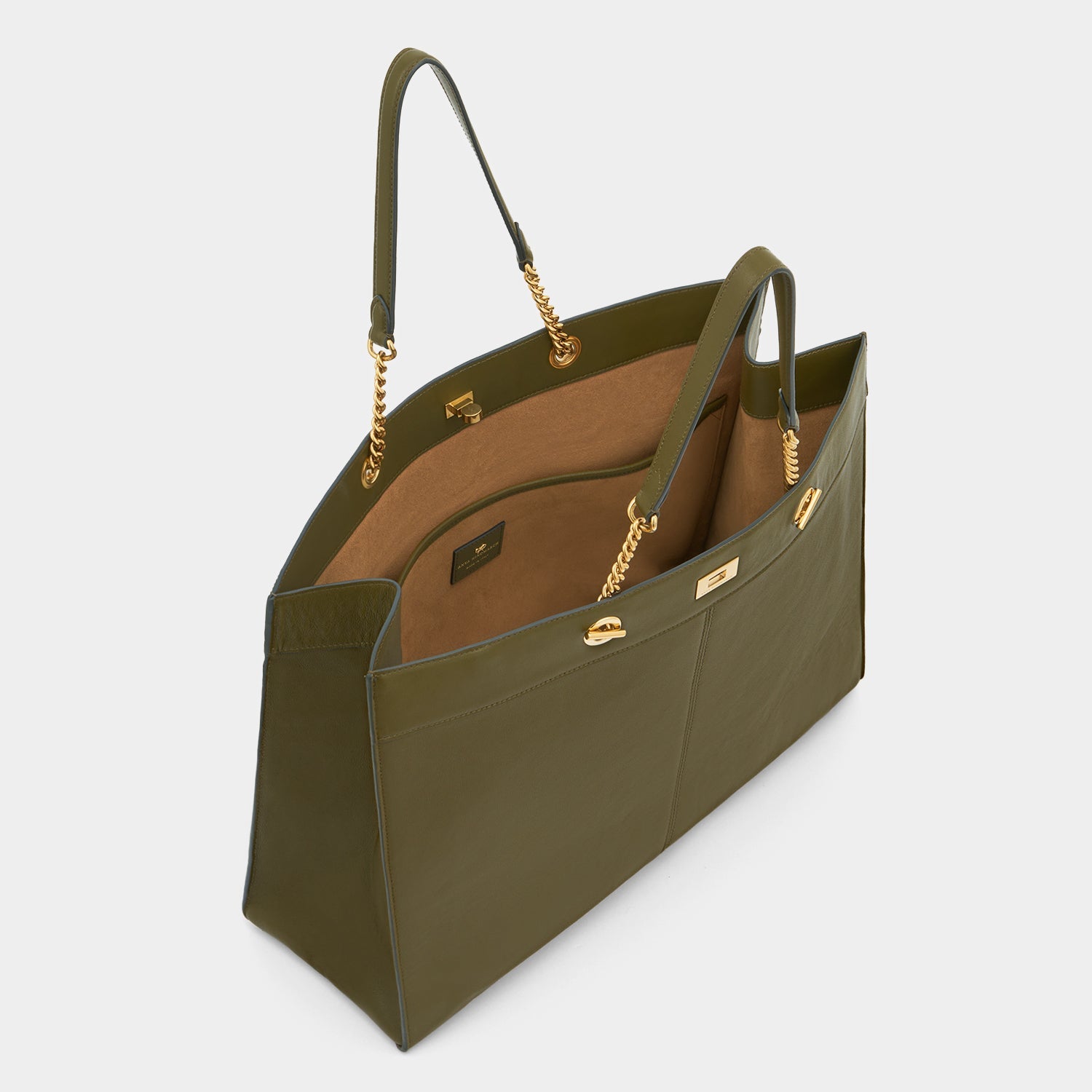 Mortimer：モティマー・アイレット・トート -

          
            Capra Leather in Bonsai Green -
          

          Anya Hindmarch JP
