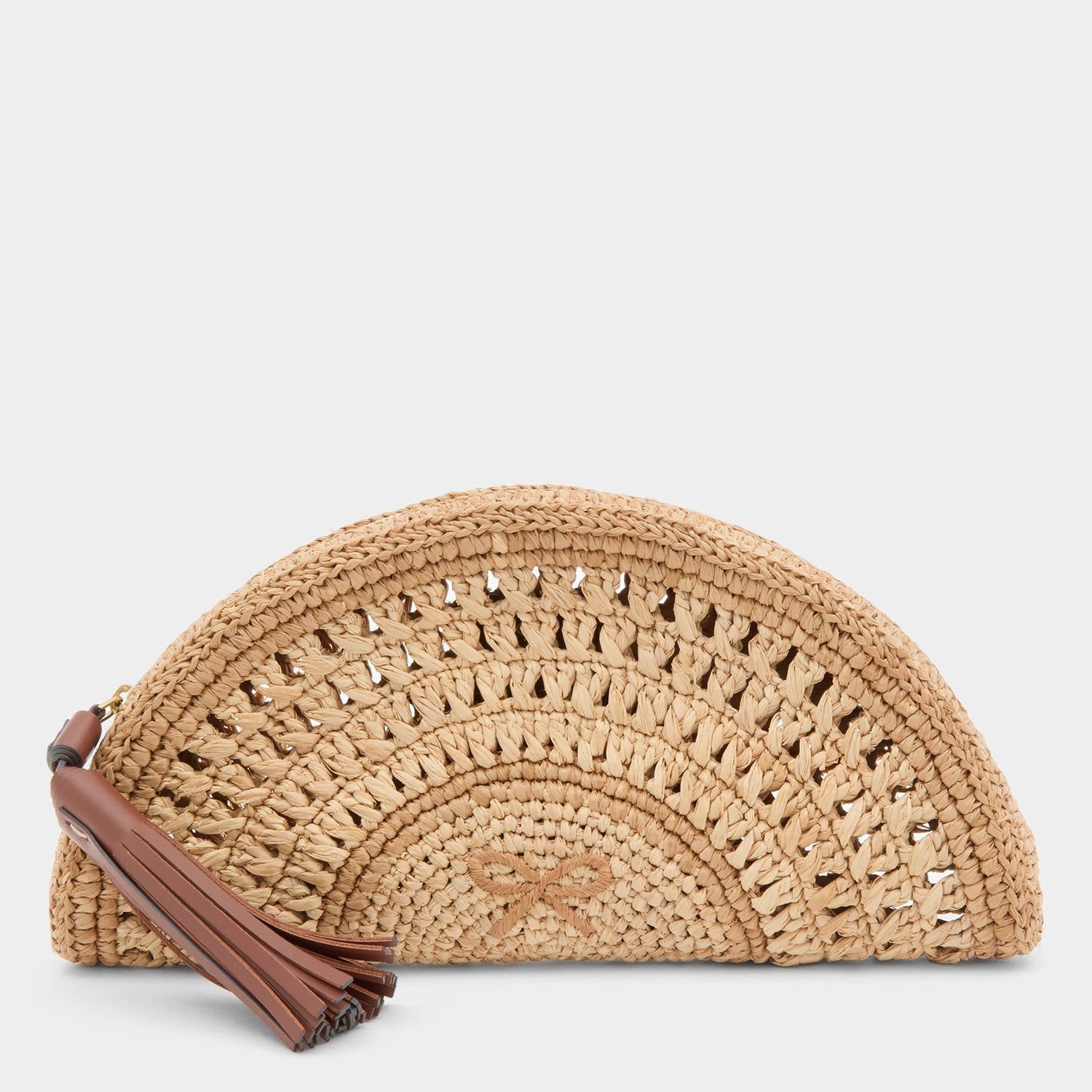 Raffia clutch by Anya Hindmarch